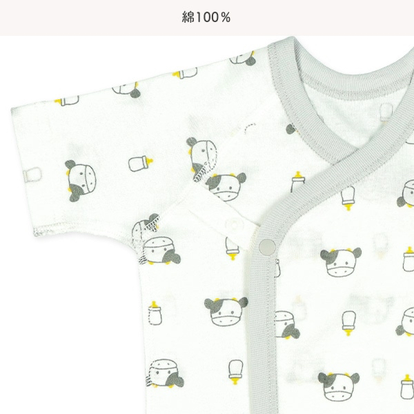 🇯🇵預訂 日本直送🇯🇵新生兒乳牛印花純棉打底八件套（四季款）