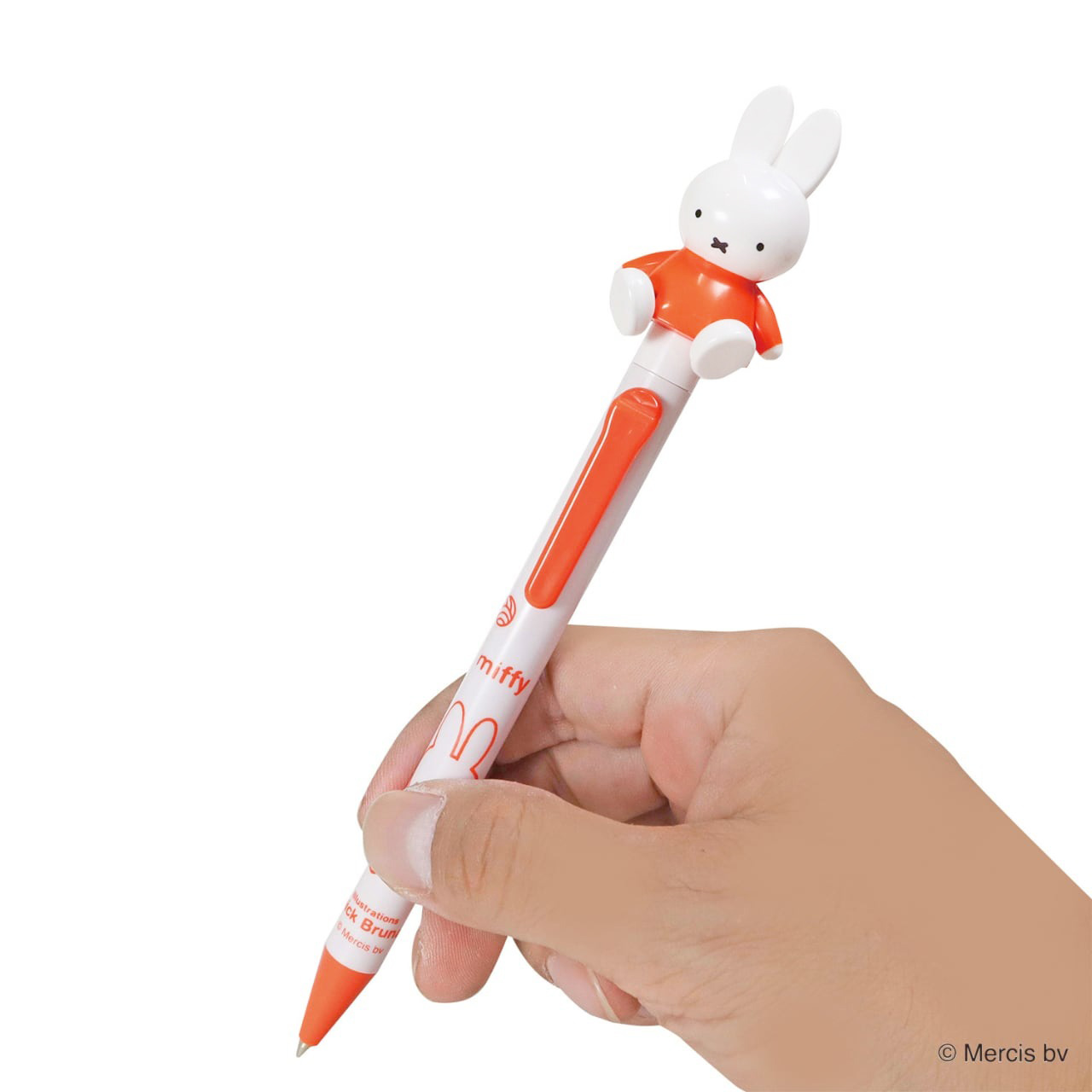 Miffy 日本製 0.7mm 黑色 原子筆 按掣Miffy手腳會上下郁動 (EB417)