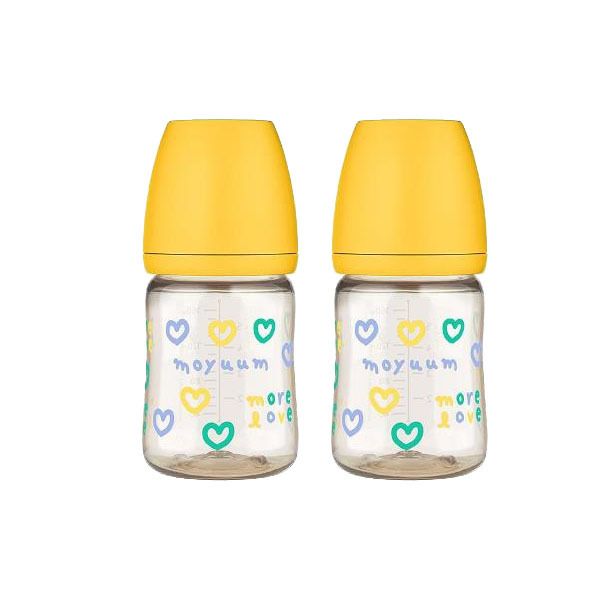 MOYUUM  - PPSU 寬口防漲氣奶瓶170ml（黃心）x2件_MY123_2