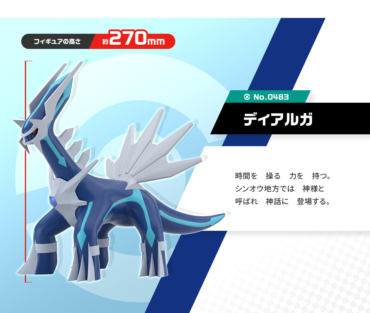 (預訂訂金 $300) (總價 $820) (魂限) Bandai Pokemon Scale World Sinnoh Region Dialga 精靈寶可夢角色 SW 神奧地區 帝牙盧卡 食玩 (行版) 