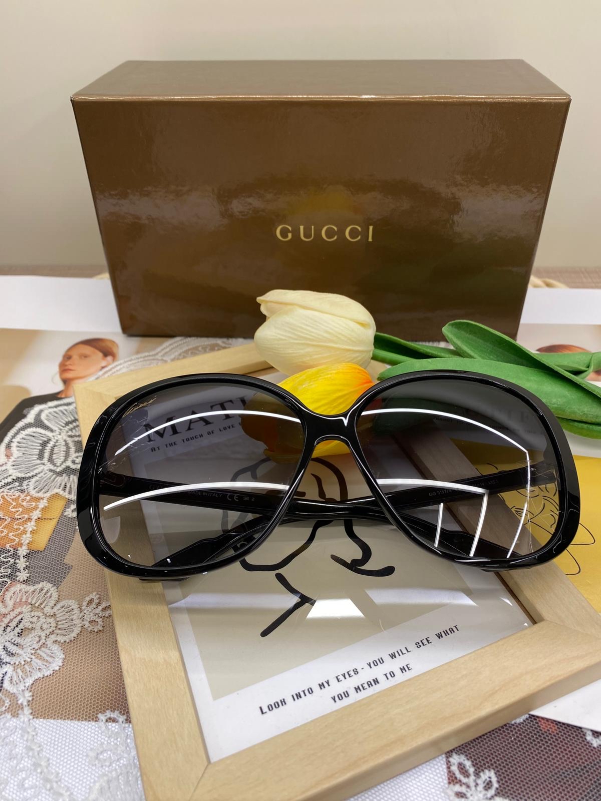 Gucci Oversized Round Sunglasses