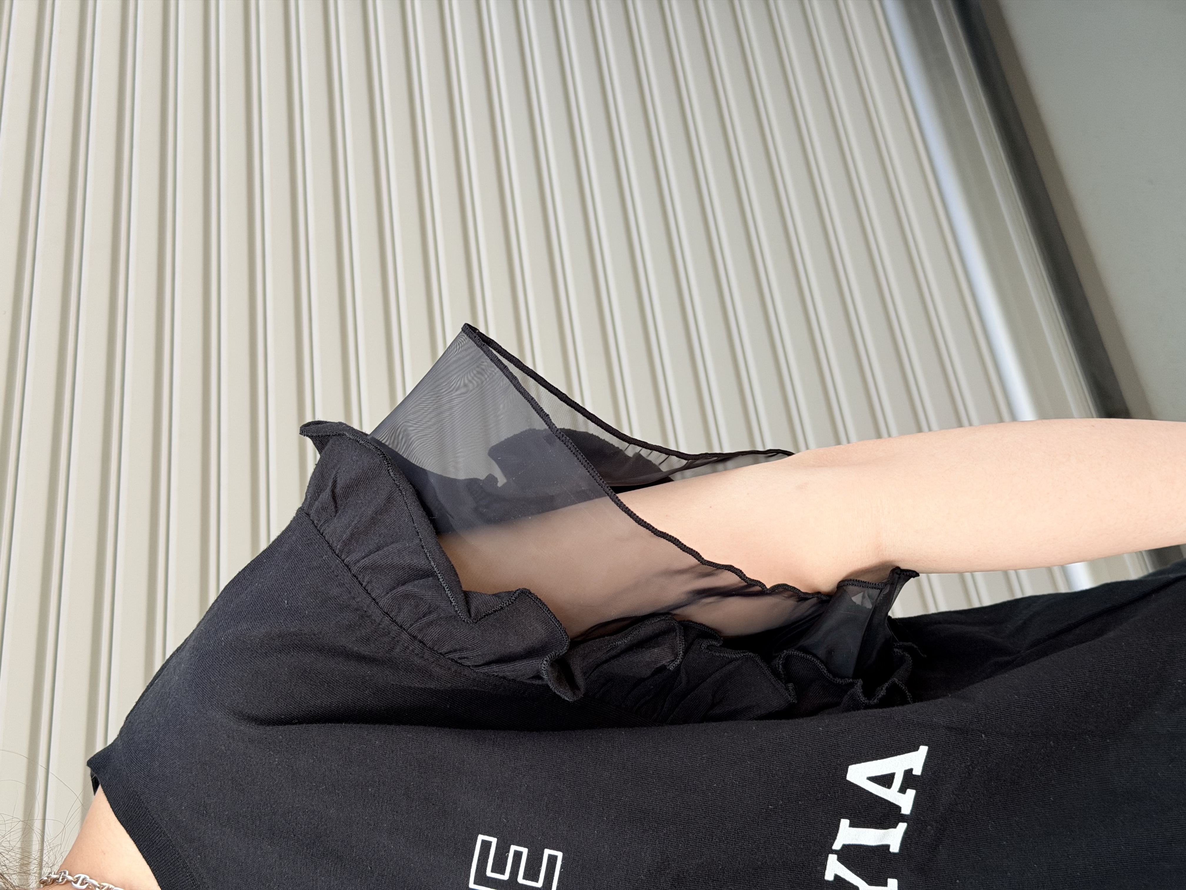 日本荷葉紗紗邊邊衫
