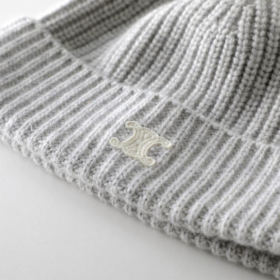 限時優惠✨訂貨🍒Celine 淺灰色冷帽  100% cashmere / FREE SIZE 💖
