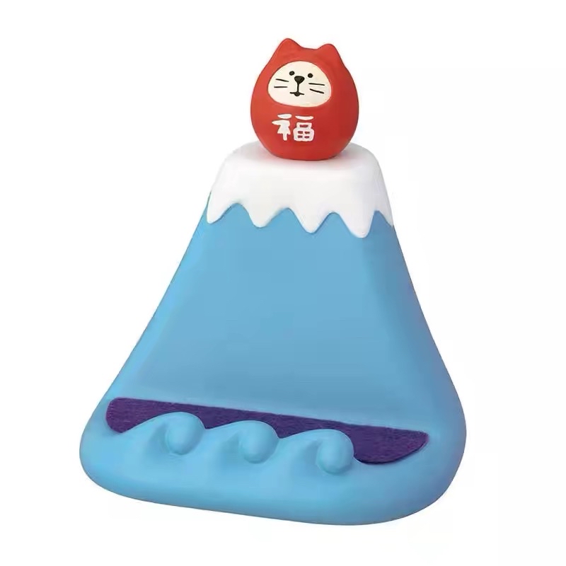 日本Decole富士山手機座筆座