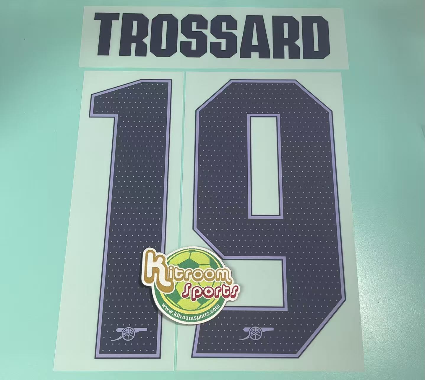 2024-25 Arsenal 3RD Cup Nameset #19 TROSSARD