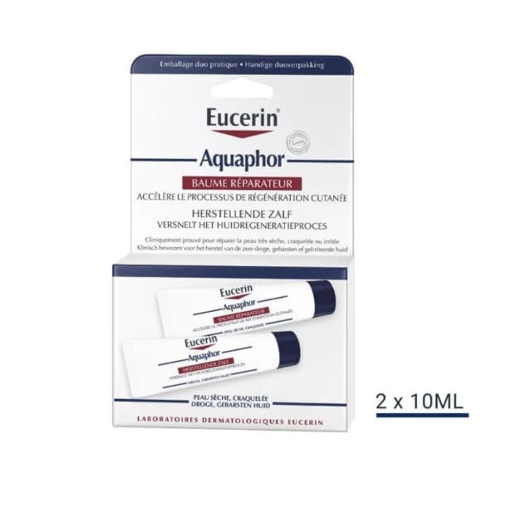 Eucerin Aquaphor Baume Réparateur（優色林舒敏修護萬用膏 / 萬用修復膏雙支裝）