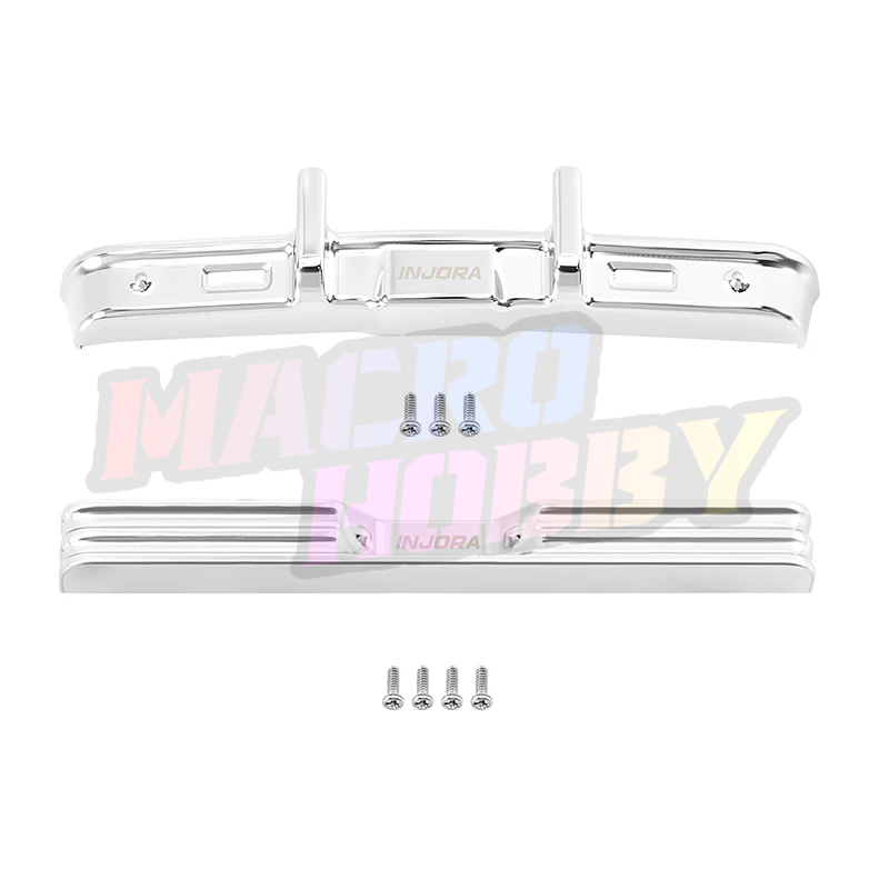 INJORA Aluminum Front Rear Bumper for 1/30 SCX30 Chevrolet K10 #530382