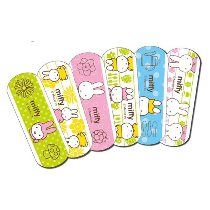 新登場 [日本直送] Nichiban Miffy Careleaves防水透氣膠布Bandage Adhesive Plaster Pack