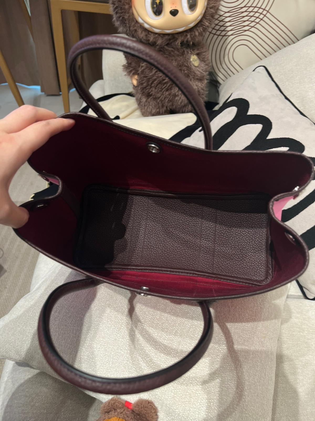 Hermes Garden Party 30 Stamp Z Pink 100%Authentic, 98%New ✅Dust bag