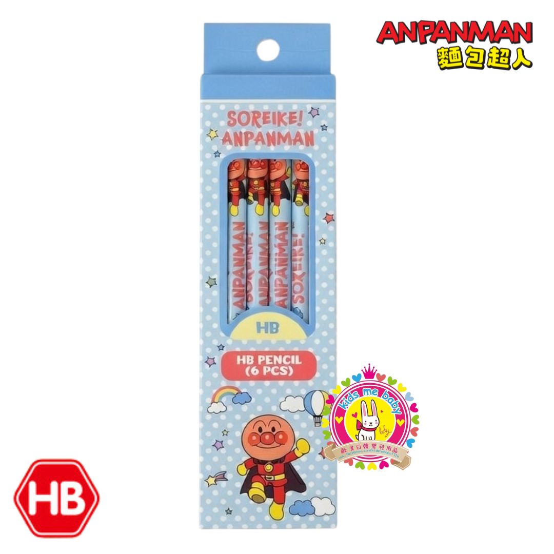 麵包超人 Anpanman HB 六角形鉛筆 6支裝 241207-01 ⭐