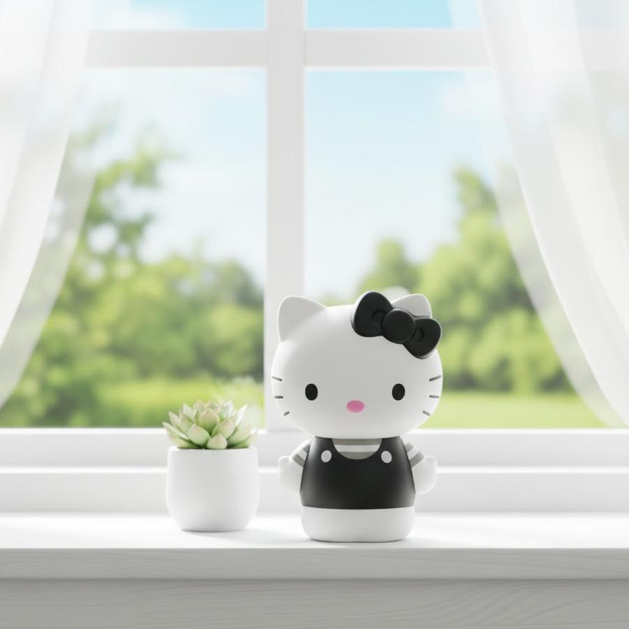 Hello Kitty黑白錢罌
