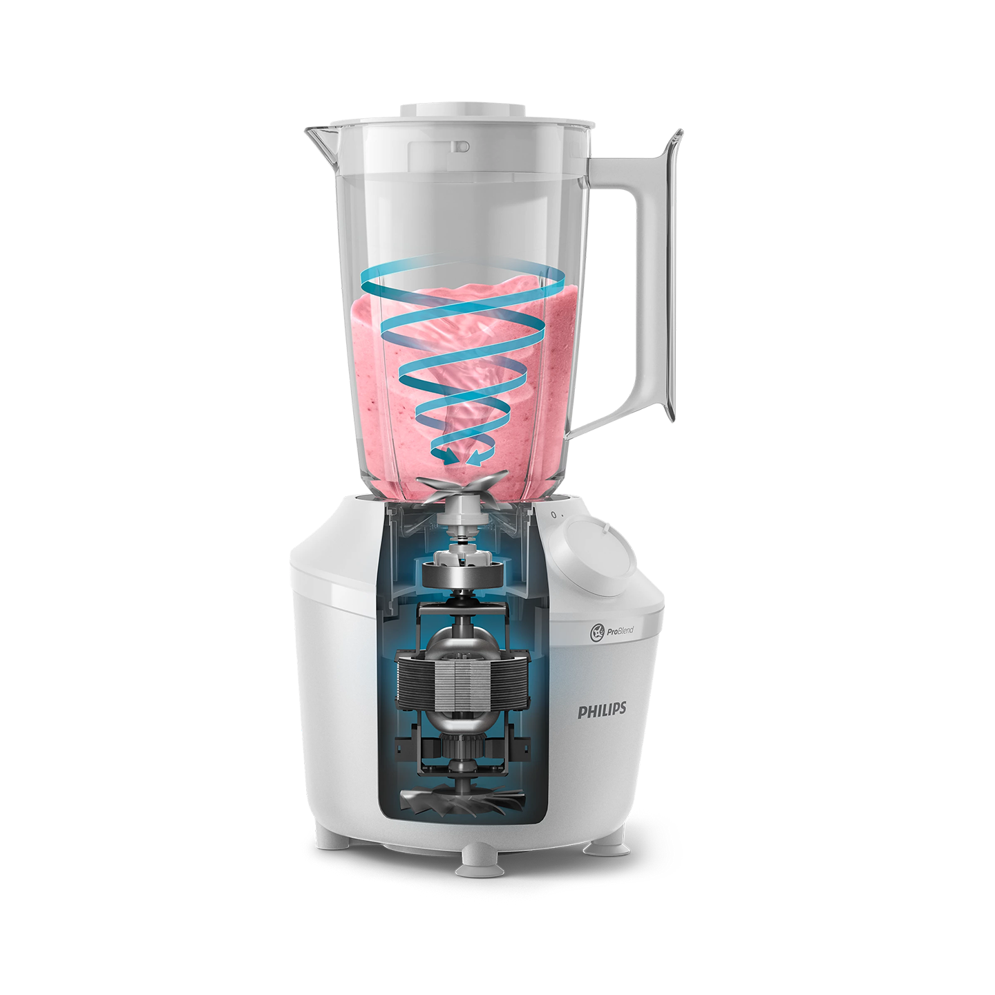 Philips 3000 Series 450W Blender & Dry Mill Set (HR2041/10)