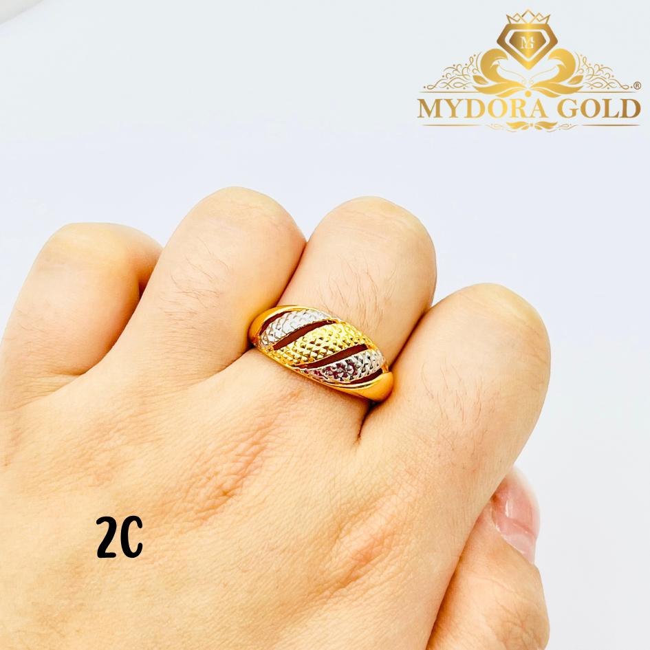 MYDORA Cincin Dome Pahat (5G) l EMAS 916/22K