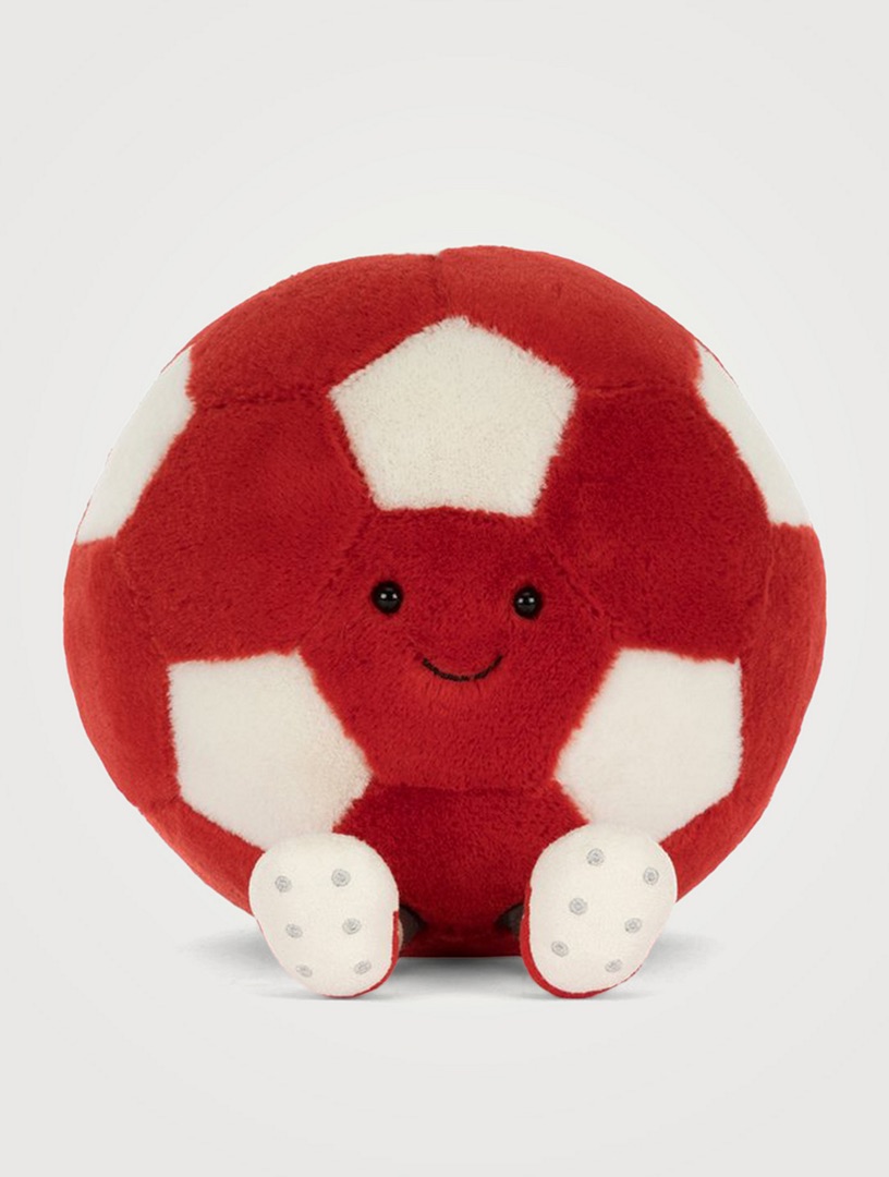 [加拿大限定] Jellycat Amuseables Football Canada - 2026 世界盃足球、正版直送/收藏首選