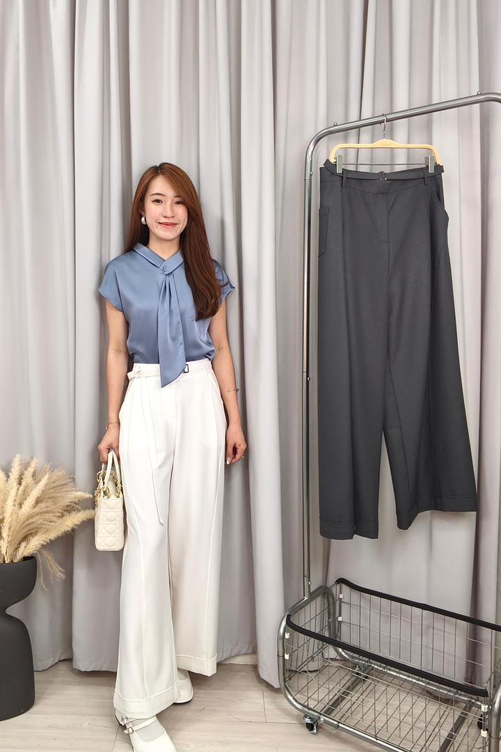 E8244BP Celeste Tailored Wide-Leg Pants