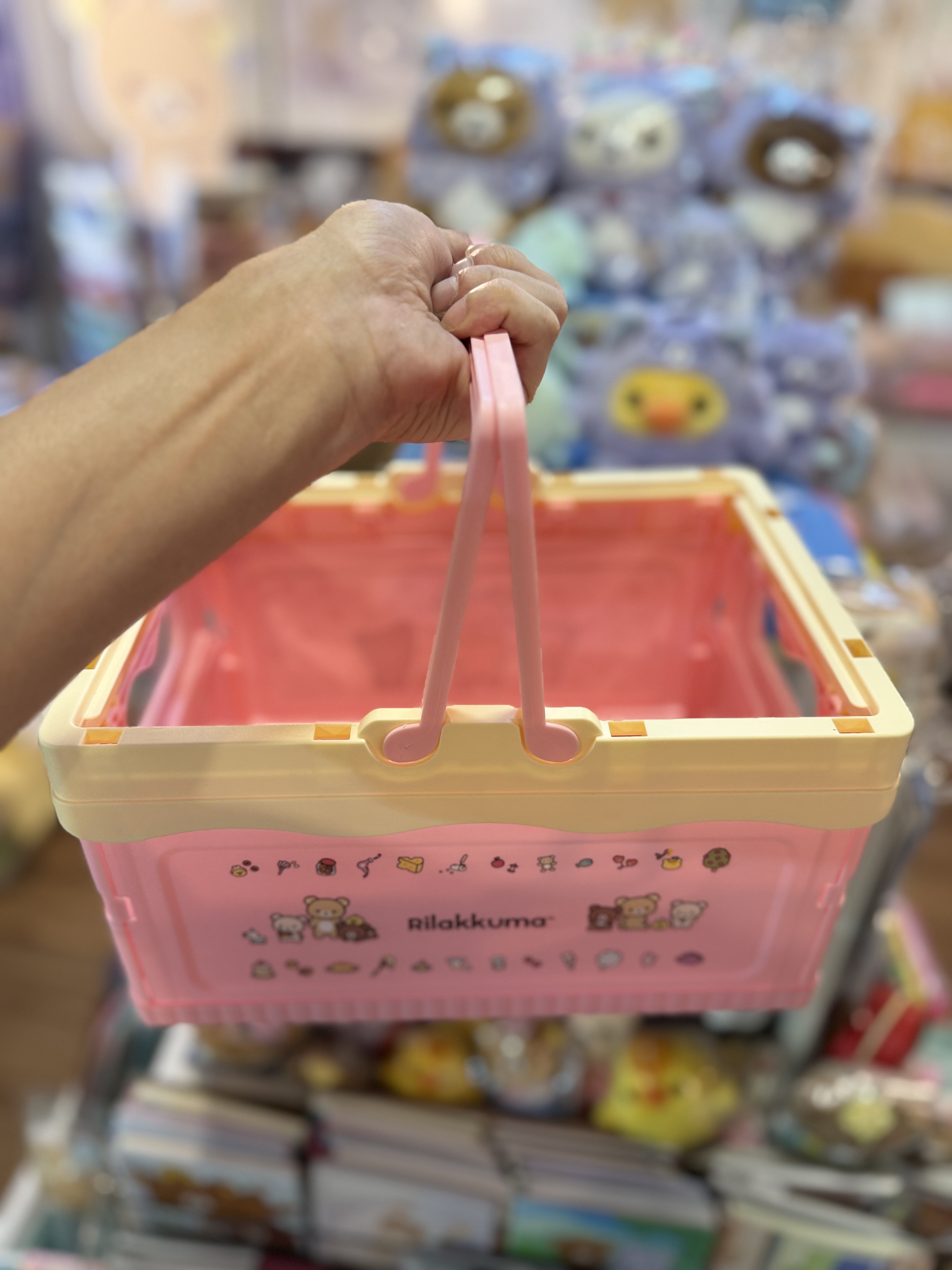 《現貨》全新Rilakkuma摺疊式收納盒