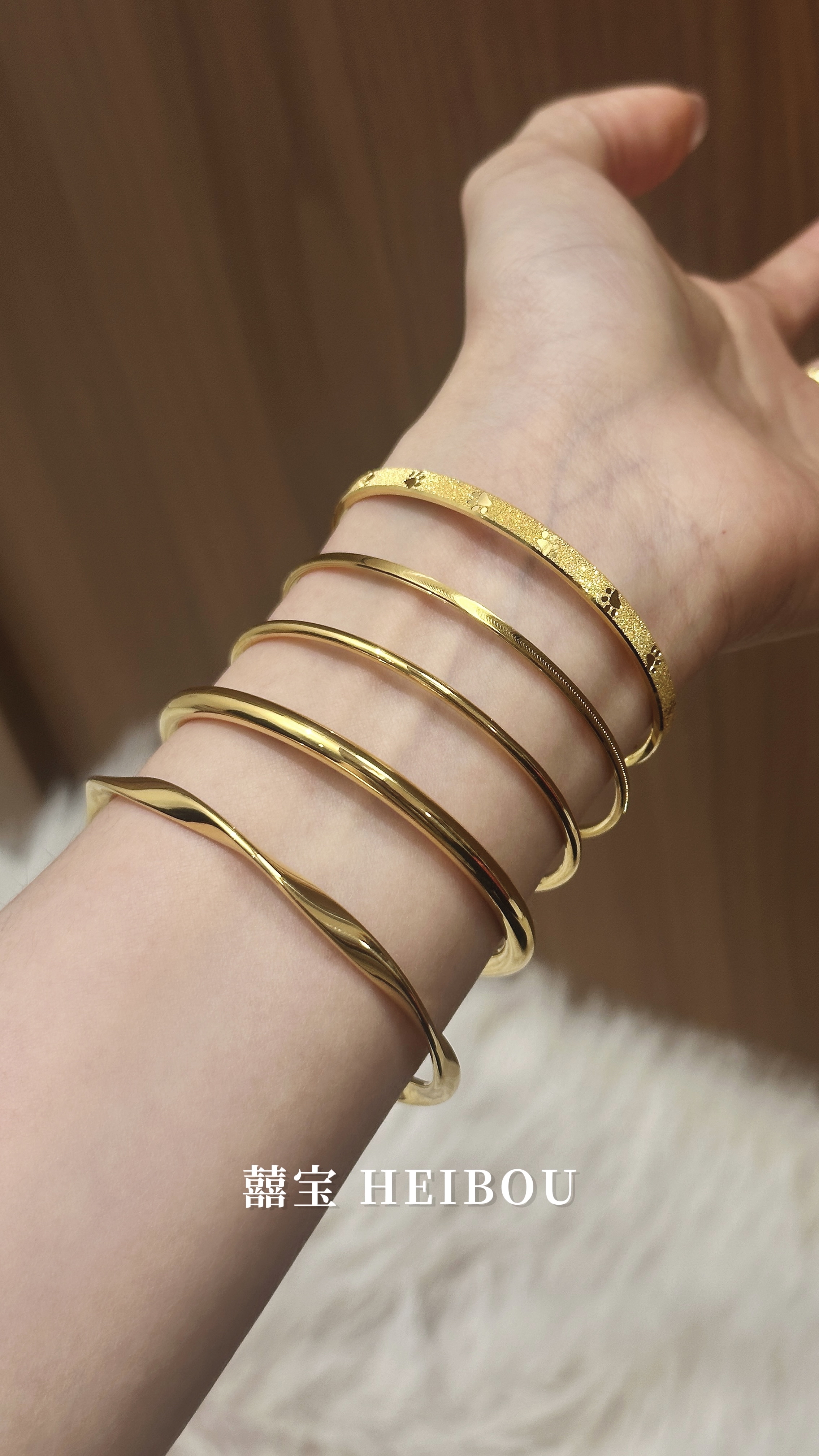 【无氢5D】小克重手镯推荐