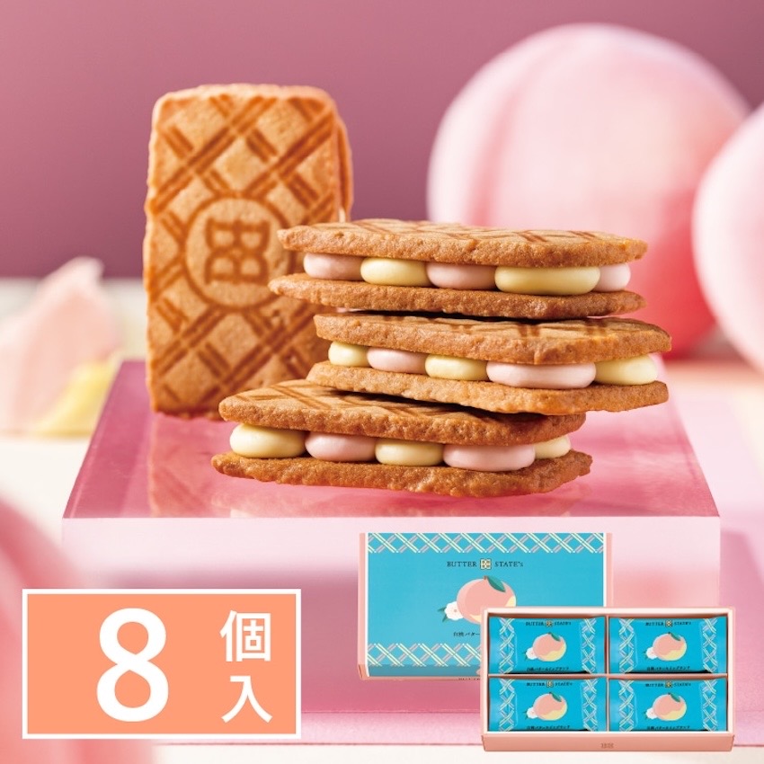 BUTTER STATE'S 🍑白桃奶油夾心餅