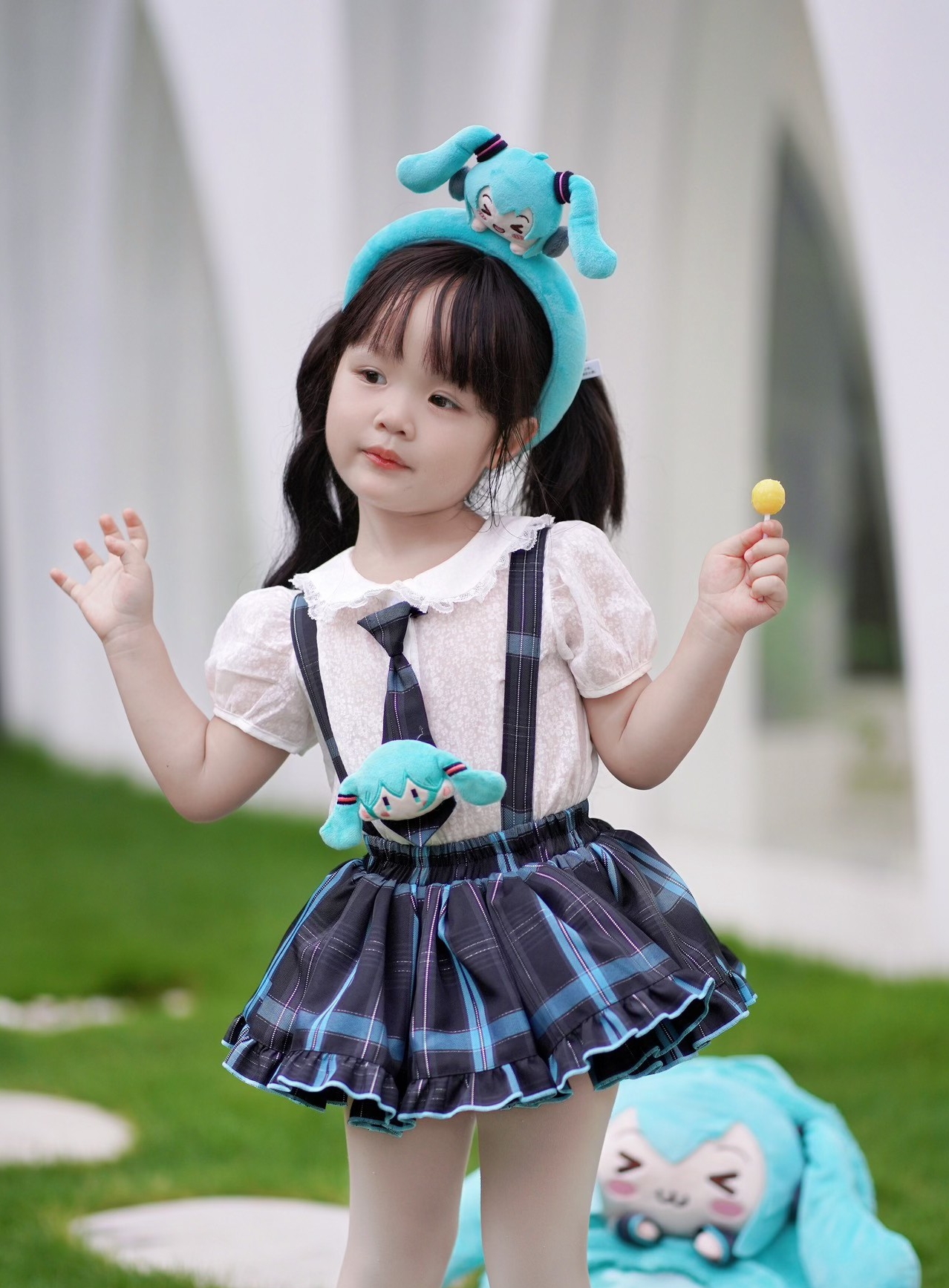 清晨兔 初音未来经典炸屁裙