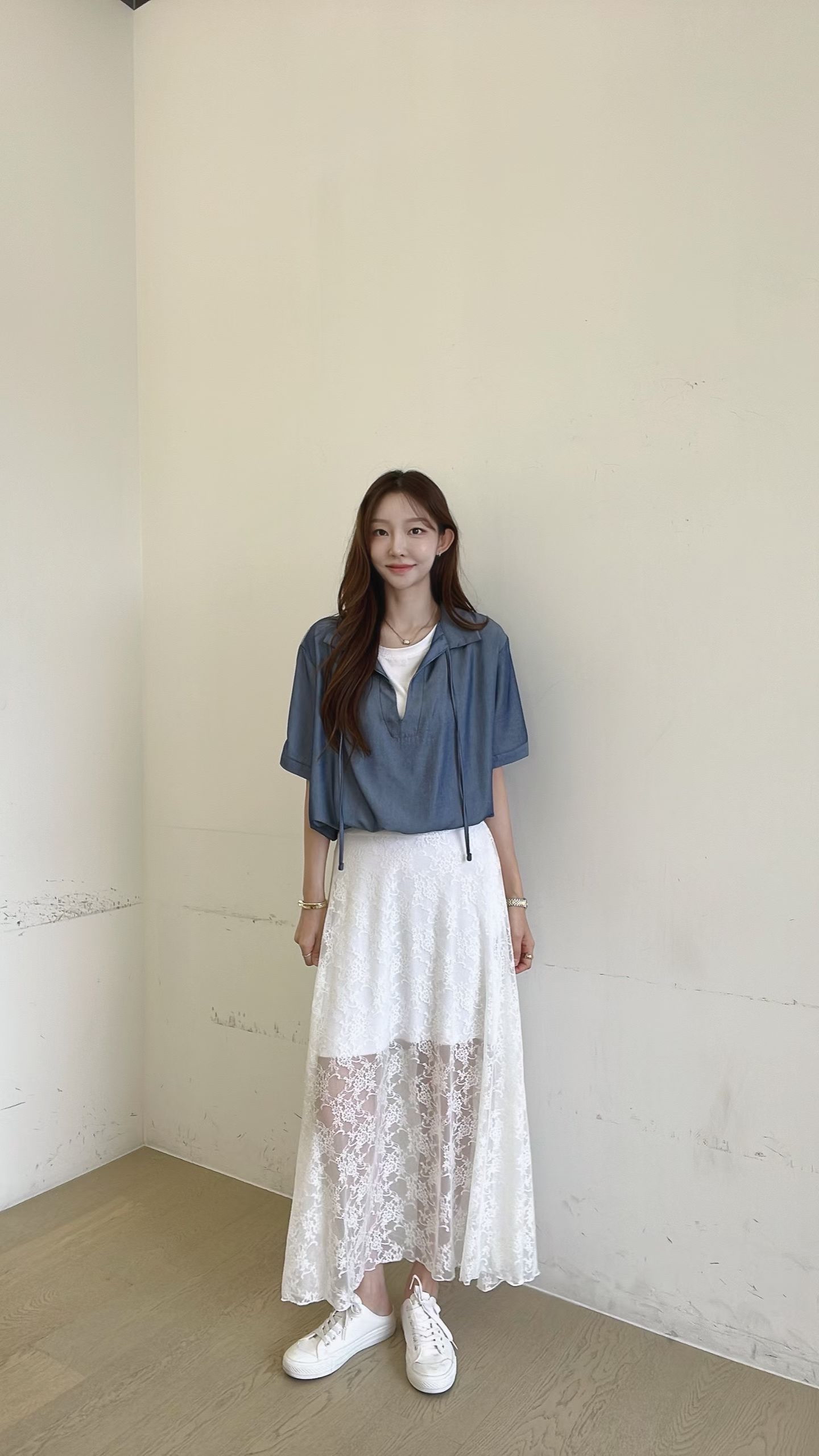 FV15 lace 半截裙