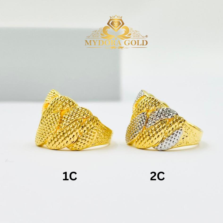 MYDORA Cincin Datin Kait Pahat (5G) l EMAS 916/22K