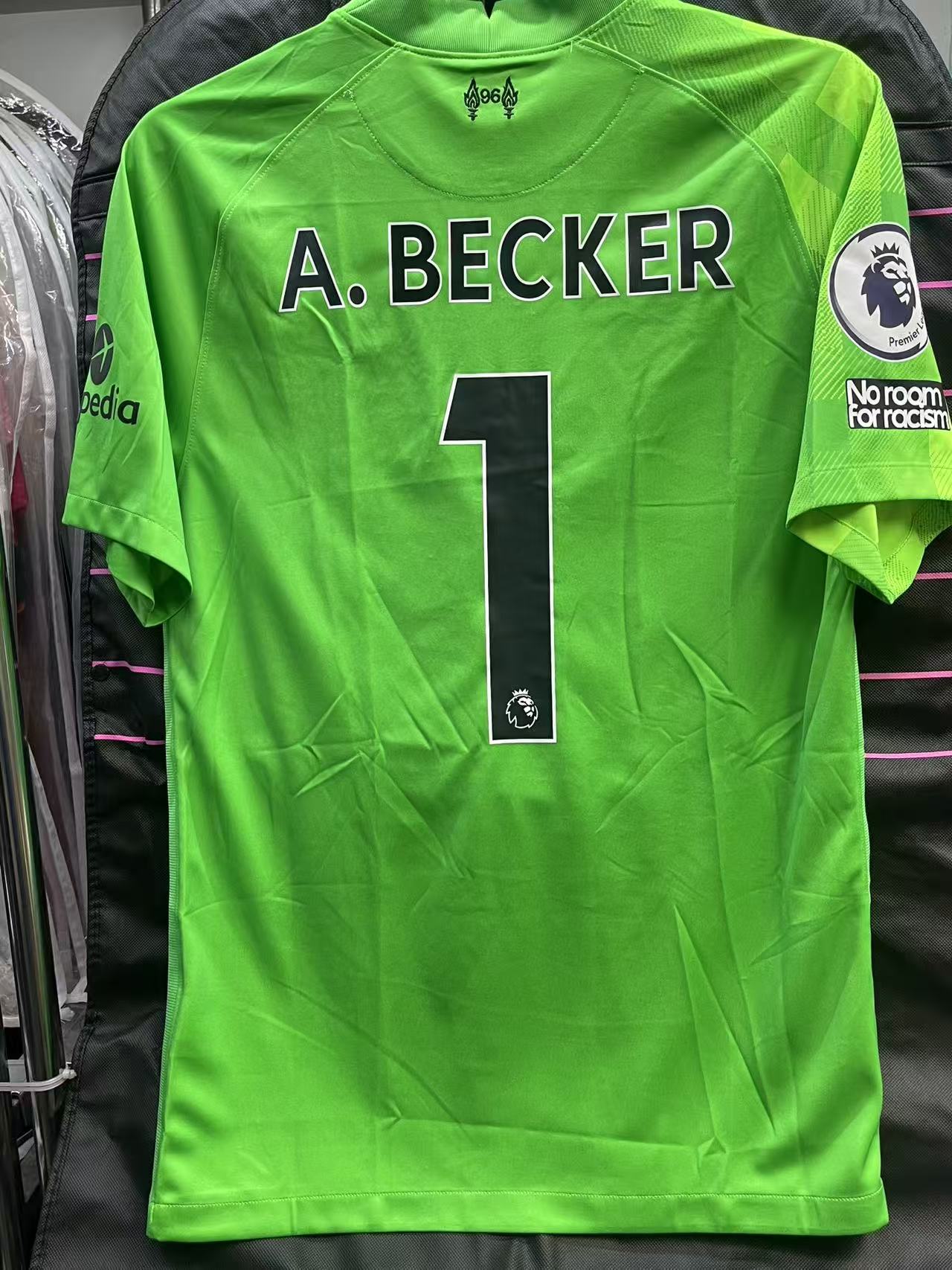 2021-22 Liverpool GK Shirt #1 A.BECKER Size M "BNWT"