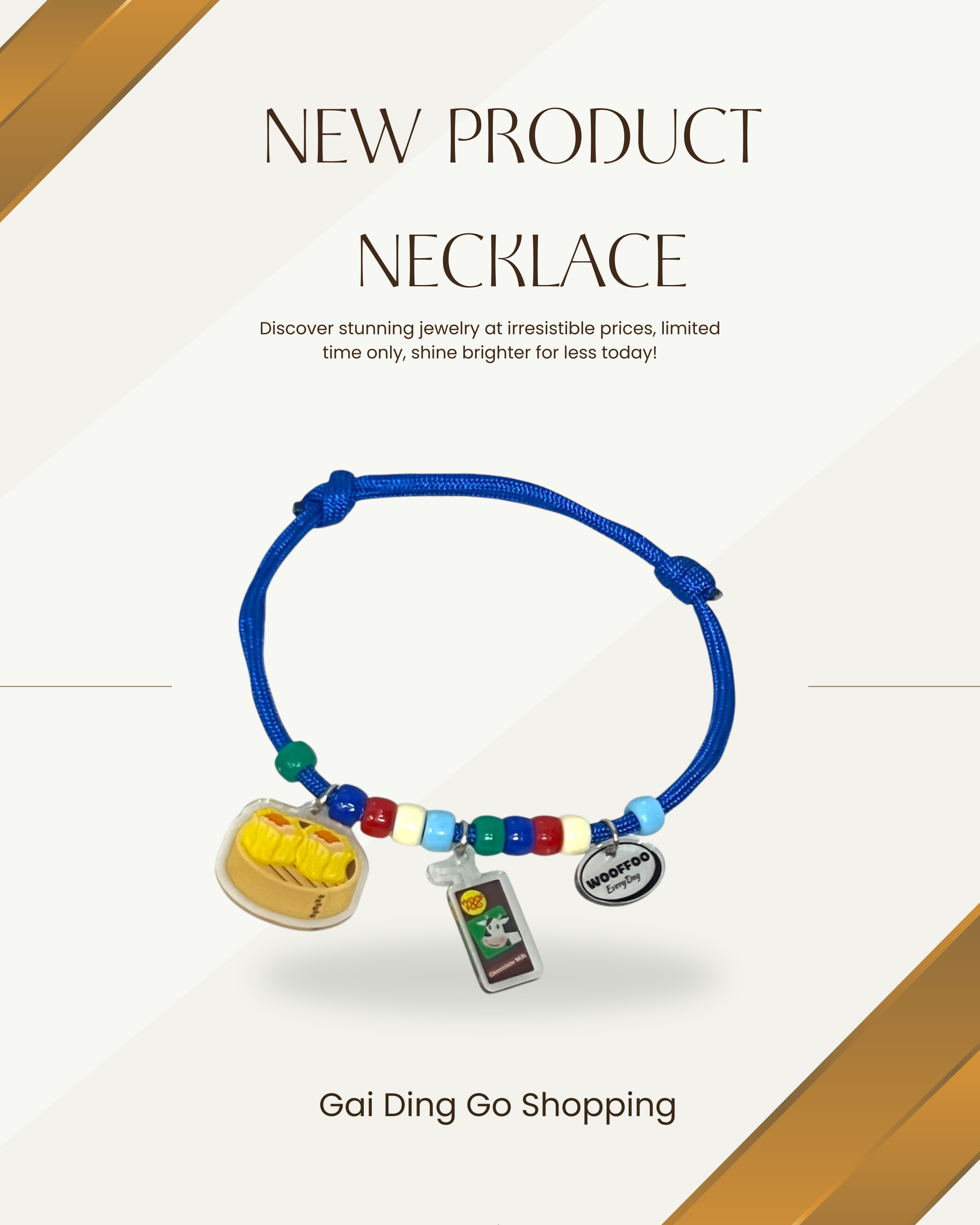 Necklace with charm