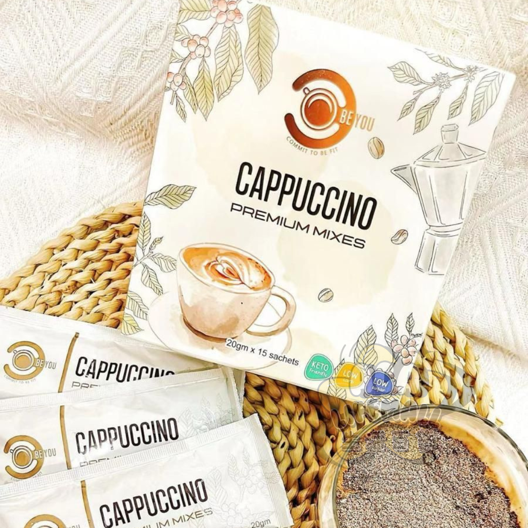 [現貨] 馬來西亞 Be You Cappuccino 瘦身減肥咖啡 (一盒15包)