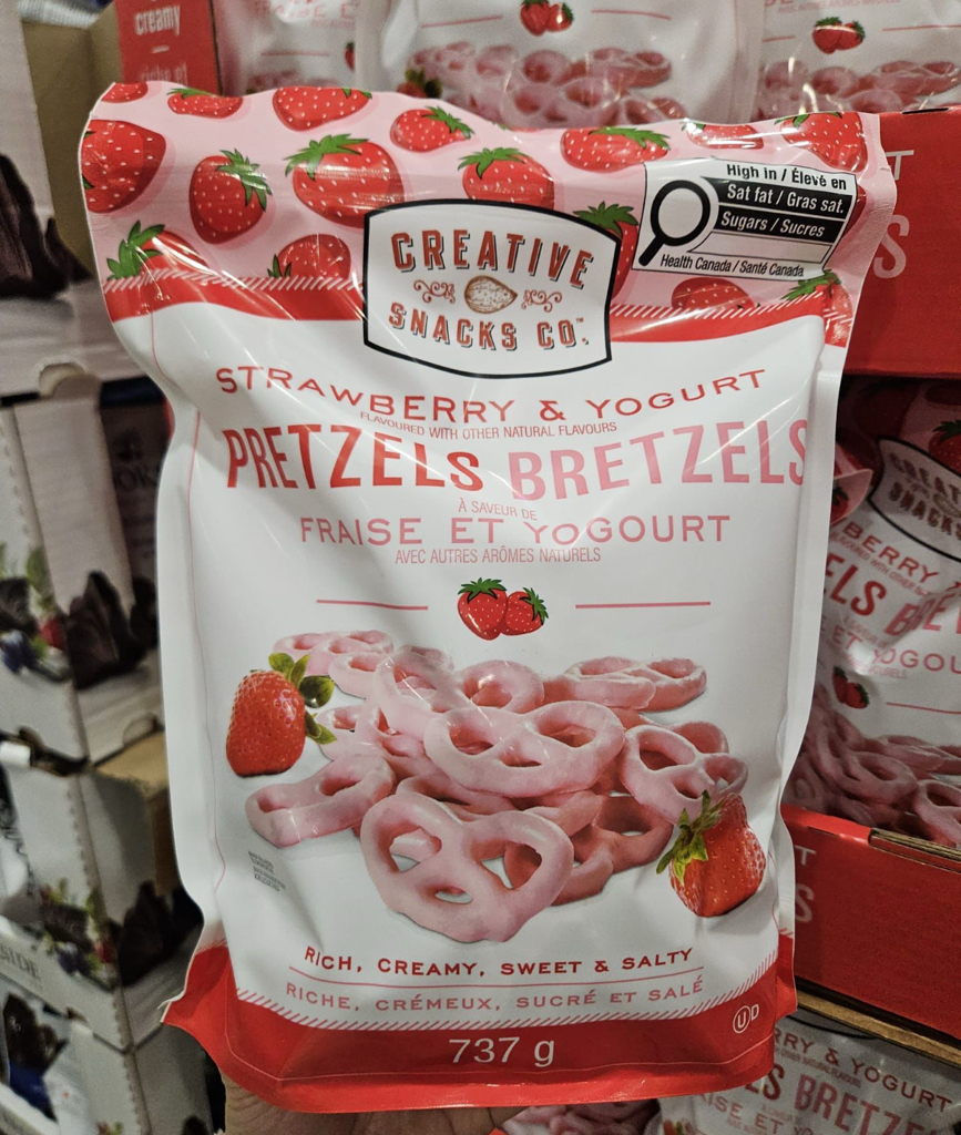 加拿大直送Creative Snacks Co 士多啤梨乳酪蝴蝶餅 737g