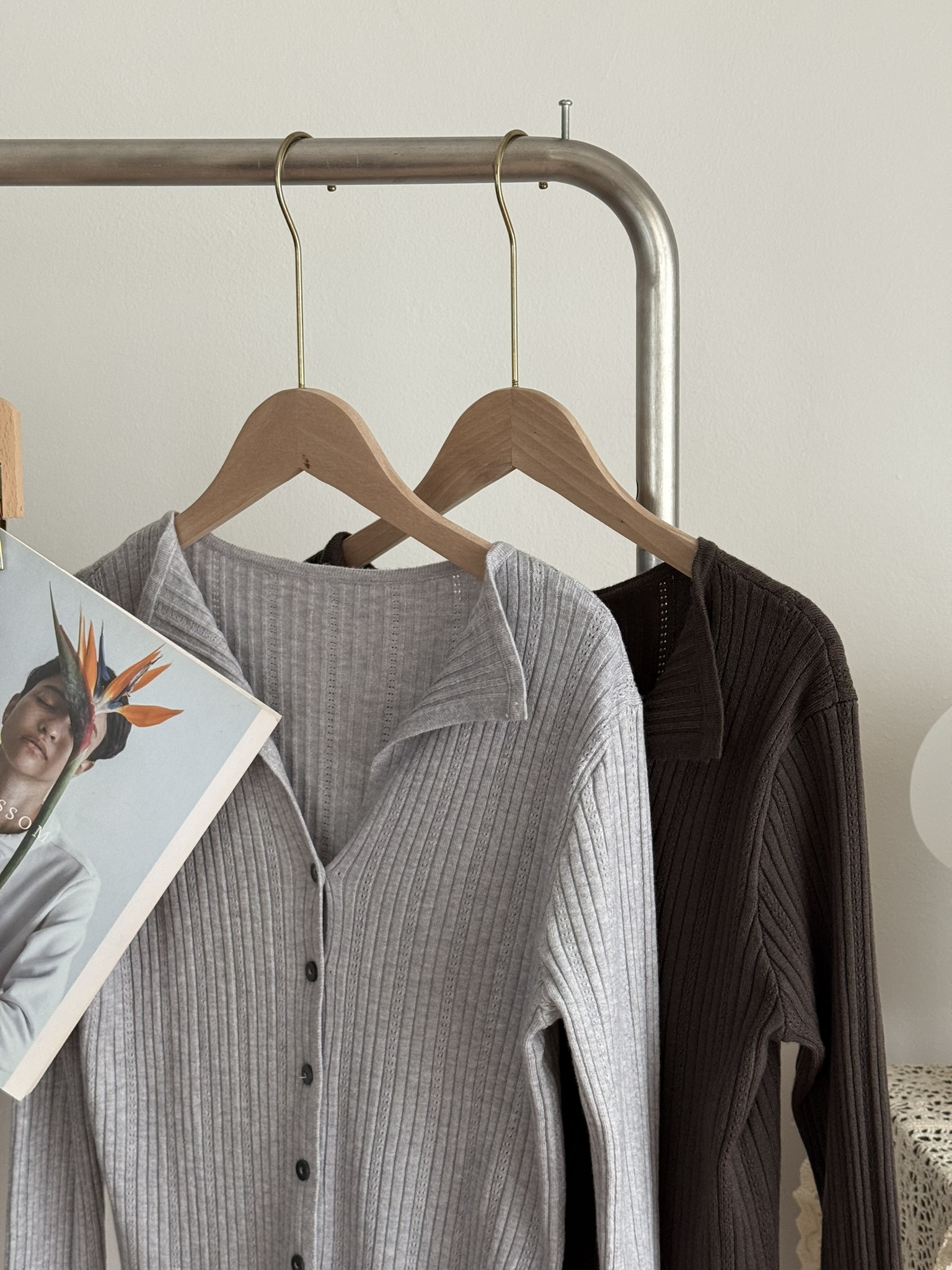 Quinn Knitted Cardigan | Brown