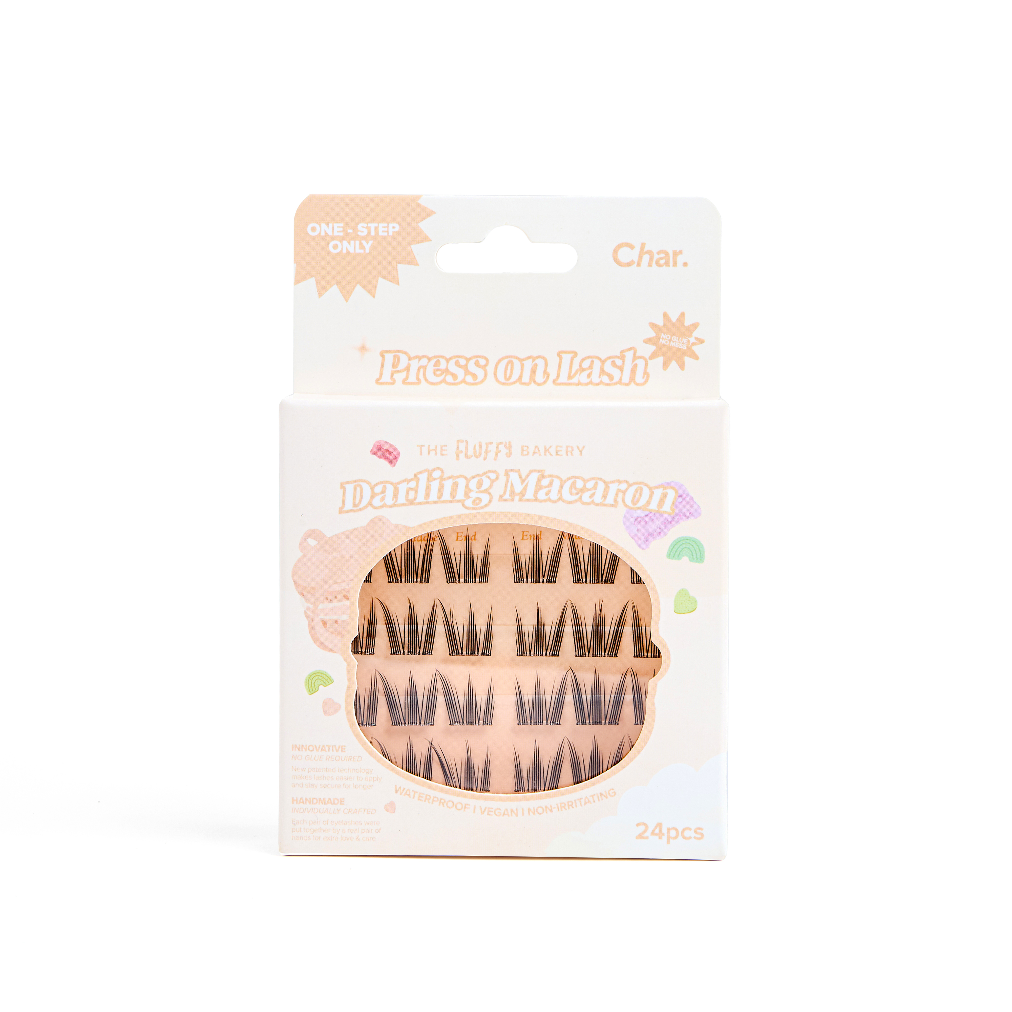 Char. Fluffy Bakery系列 柔軟假眼睫毛（Darling Macaron 24PCS）