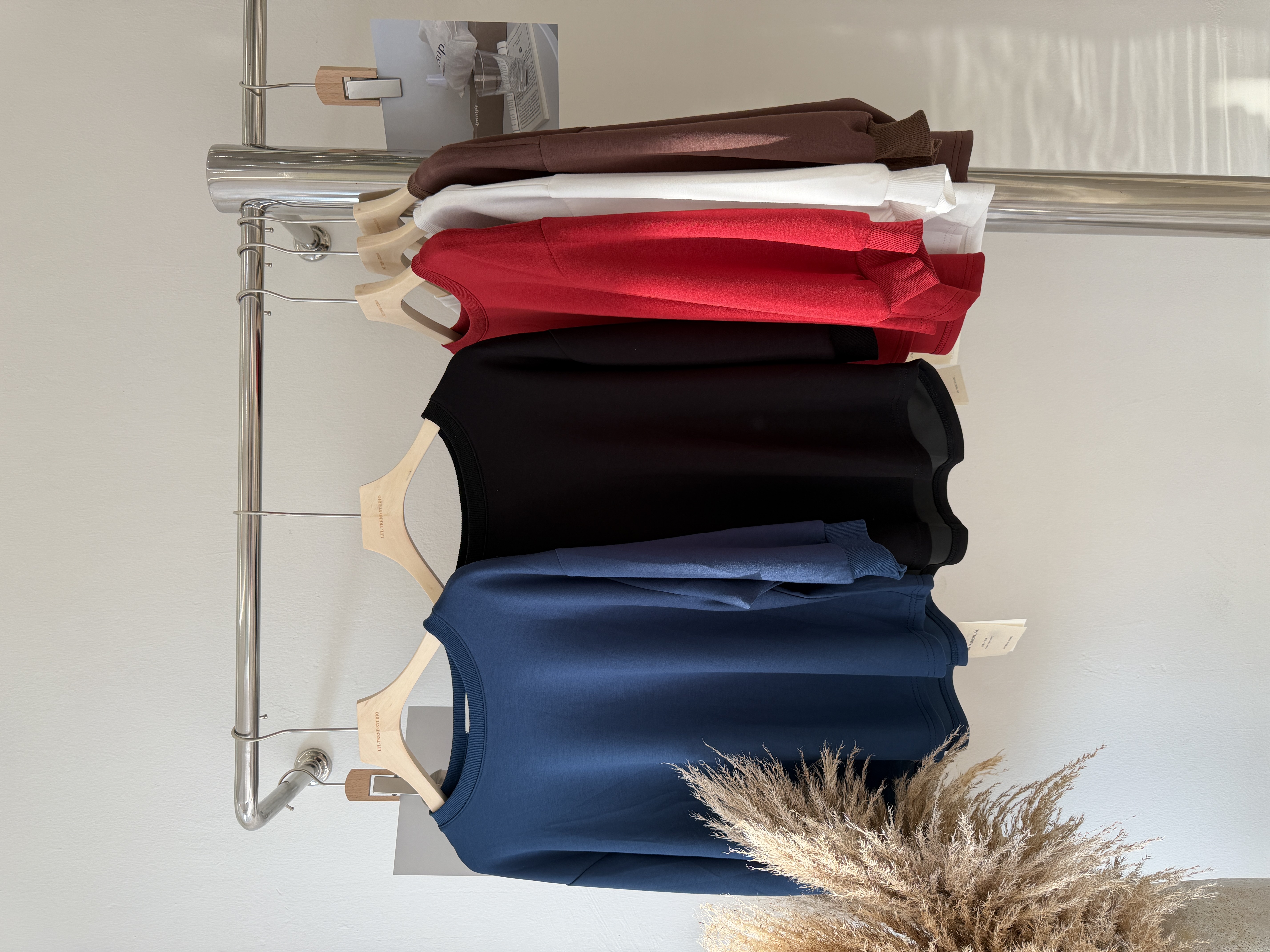 6586 百搭简约休闲宽松长袖