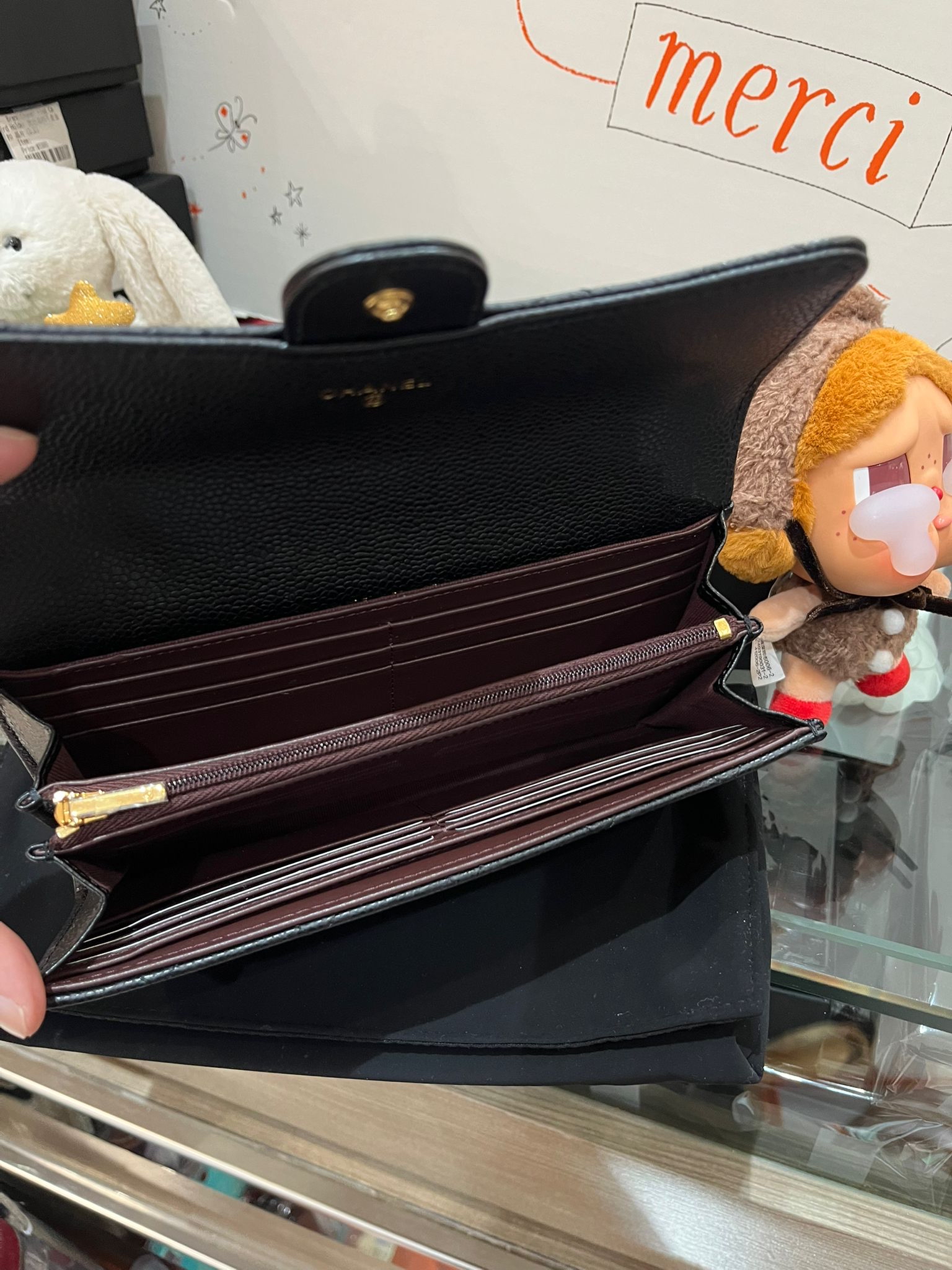 Chanel classic wallet 荔枝牛皮長銀包 AP0241 100%Authentic ,98%new ✅專門店收據✅晶片✅防塵袋✅box 