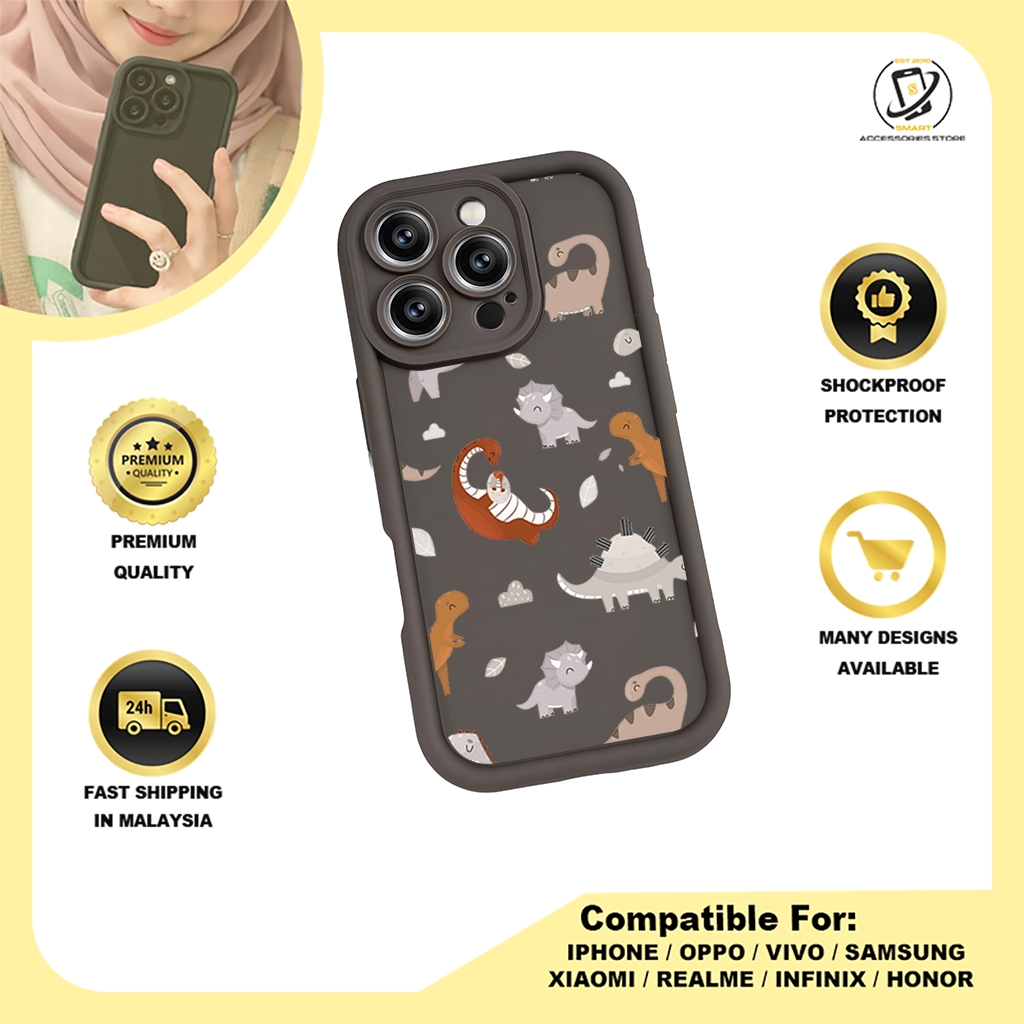 TPU DESIGN CASE PHONE FOR SAMSUNG - DESIGN DINASOUR A