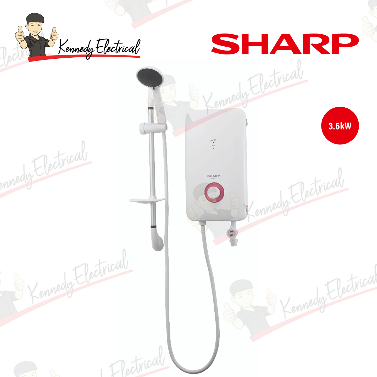 Sharp Non-Pump Rainshower Water Heater (WHN115SR)