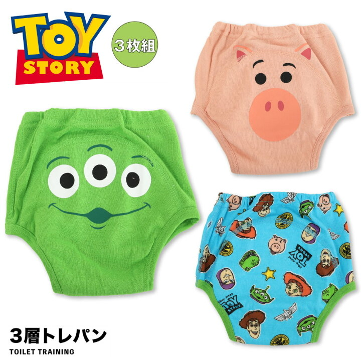 🇯🇵預訂 日本直送🇯🇵Toy Story人物印花三層學習褲三件套裝