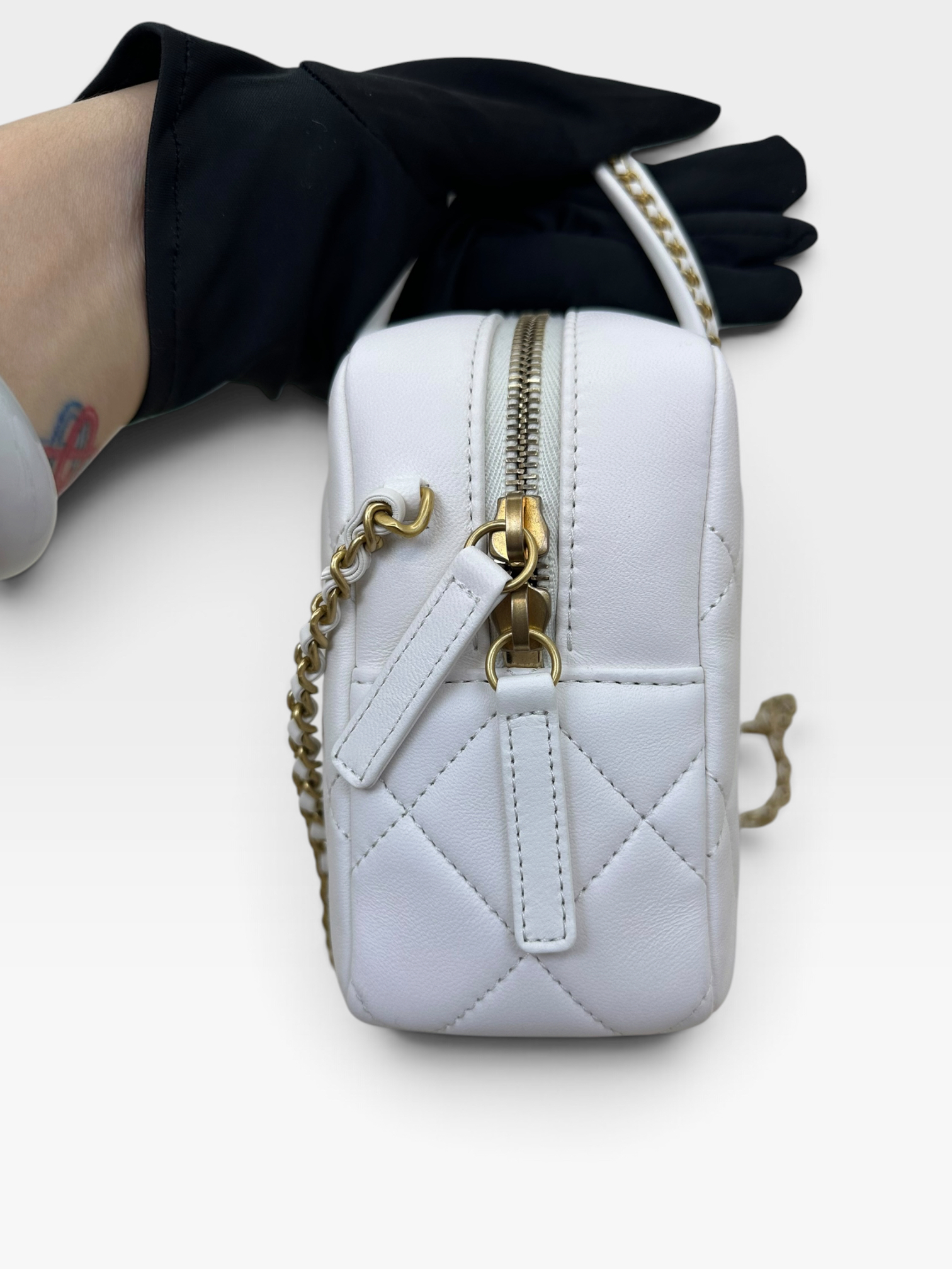 Pre-Owned CHANEL Top Handle Bowling Bag / Product Code: K090406