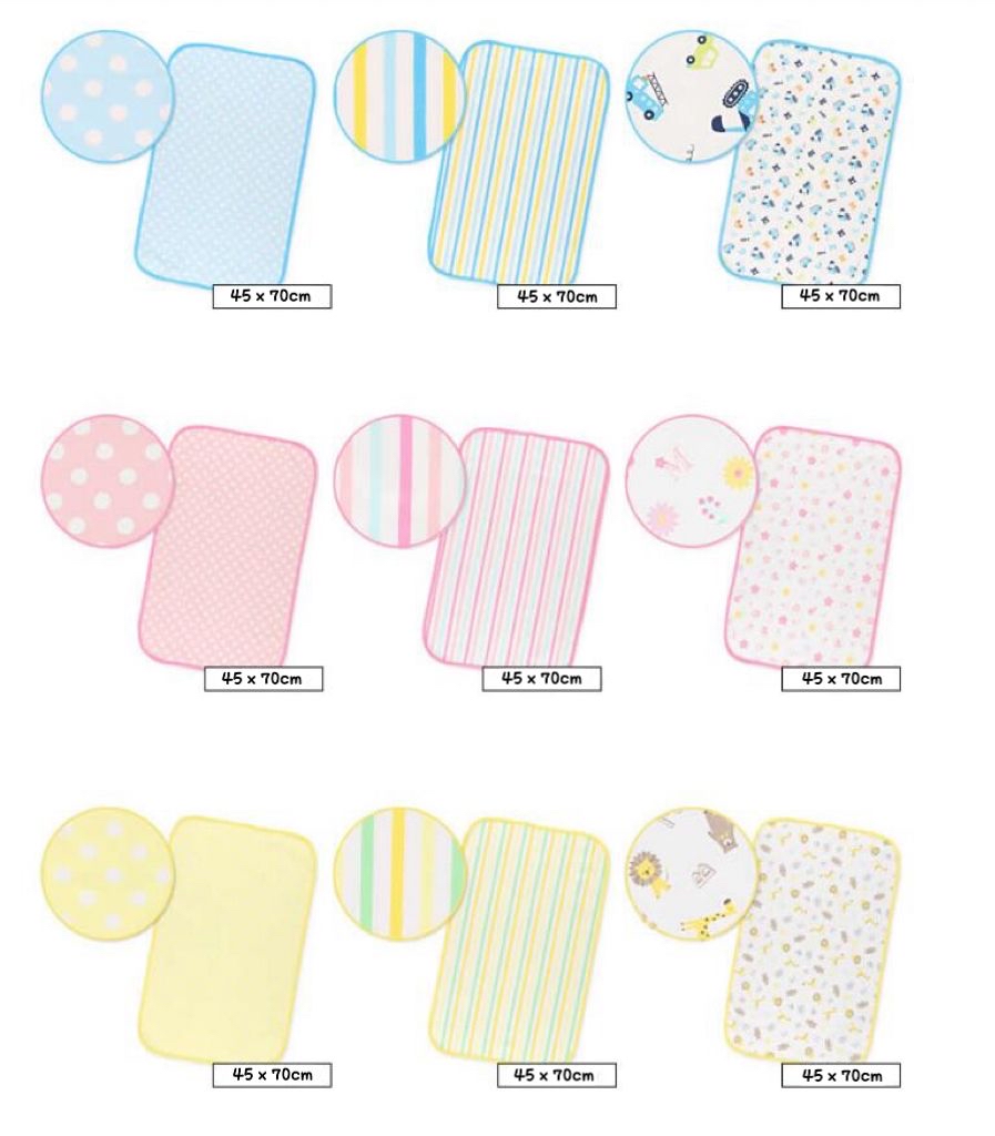 日系西松防水隔尿墊（3條裝）