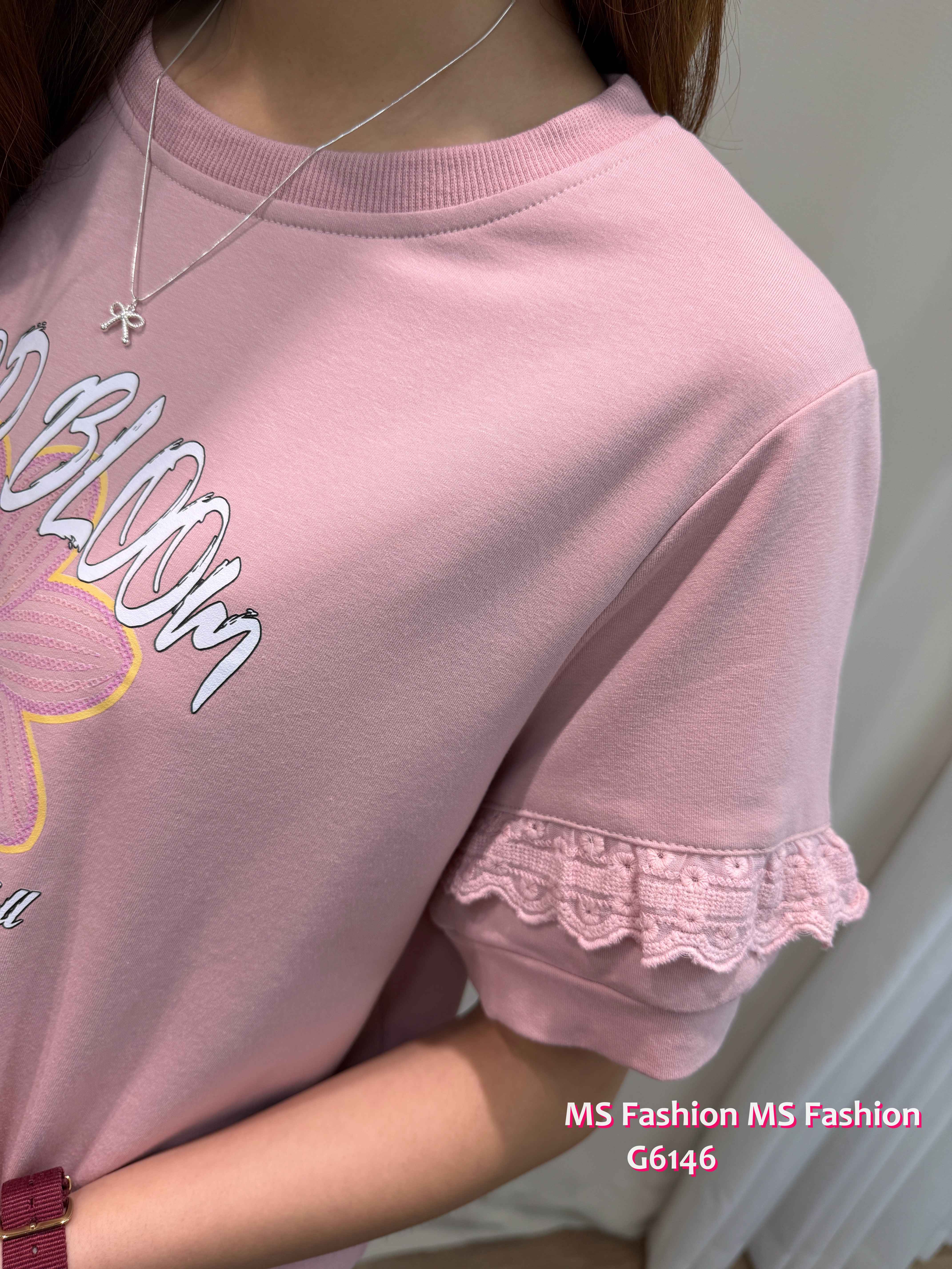 G6146 韓國🇰🇷花花字母top