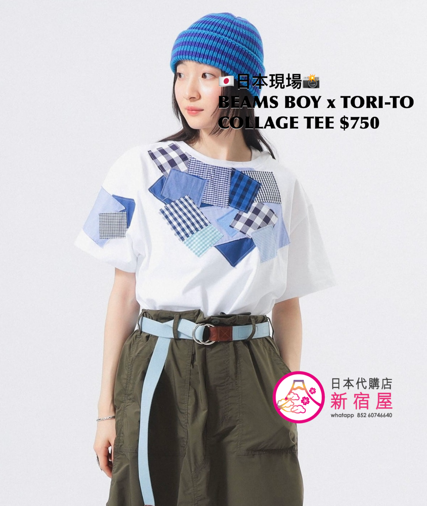 BEAMS BOY x TORI-TO COLLAGE T-SHIRT