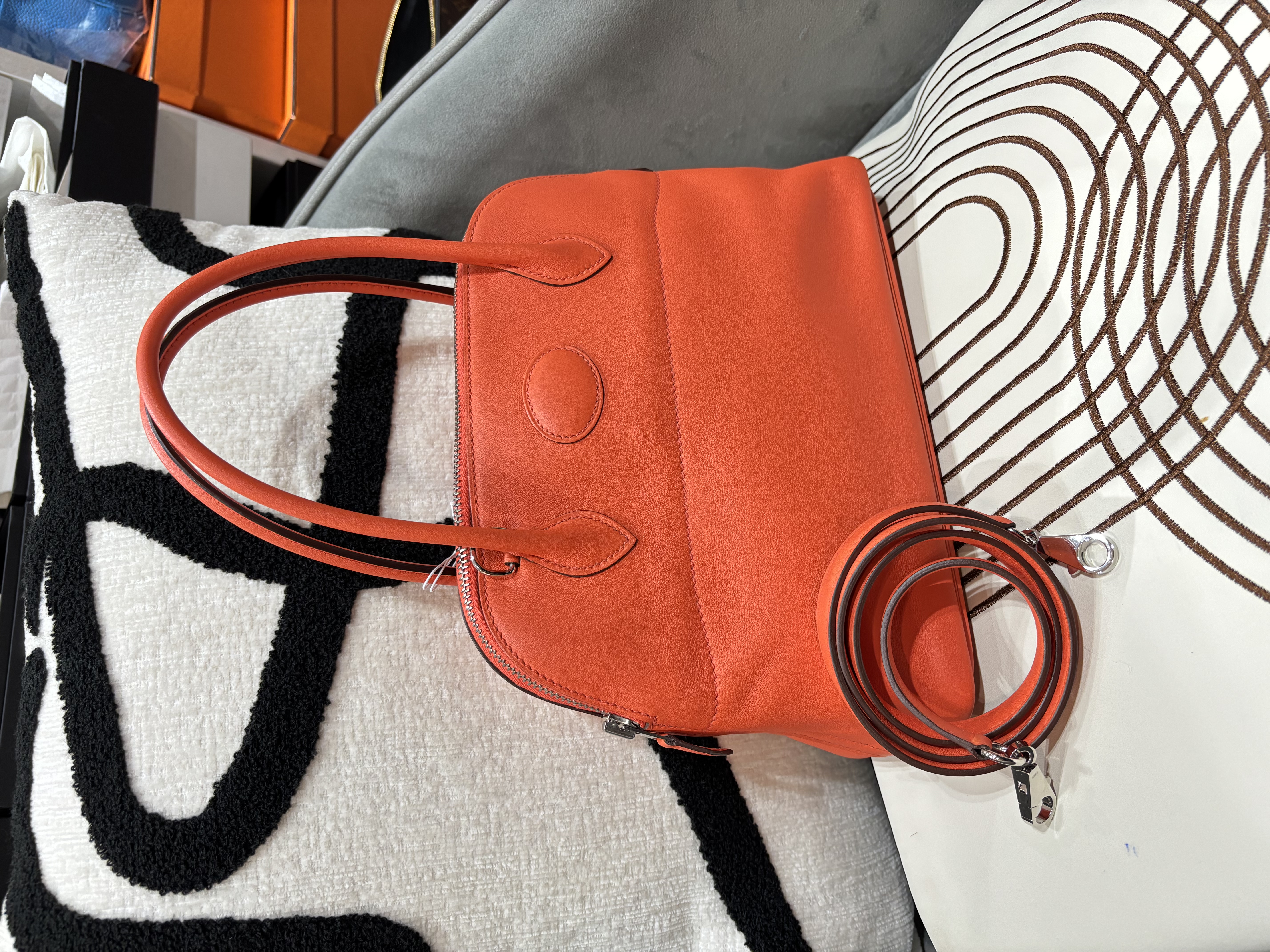Hermes bolide 27 ,STAMP X 100%Authentic, 95%new ✅Dust bag