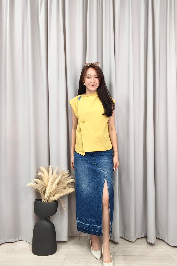 E8170BB Floral Eyelet Embroidery Cotton Top