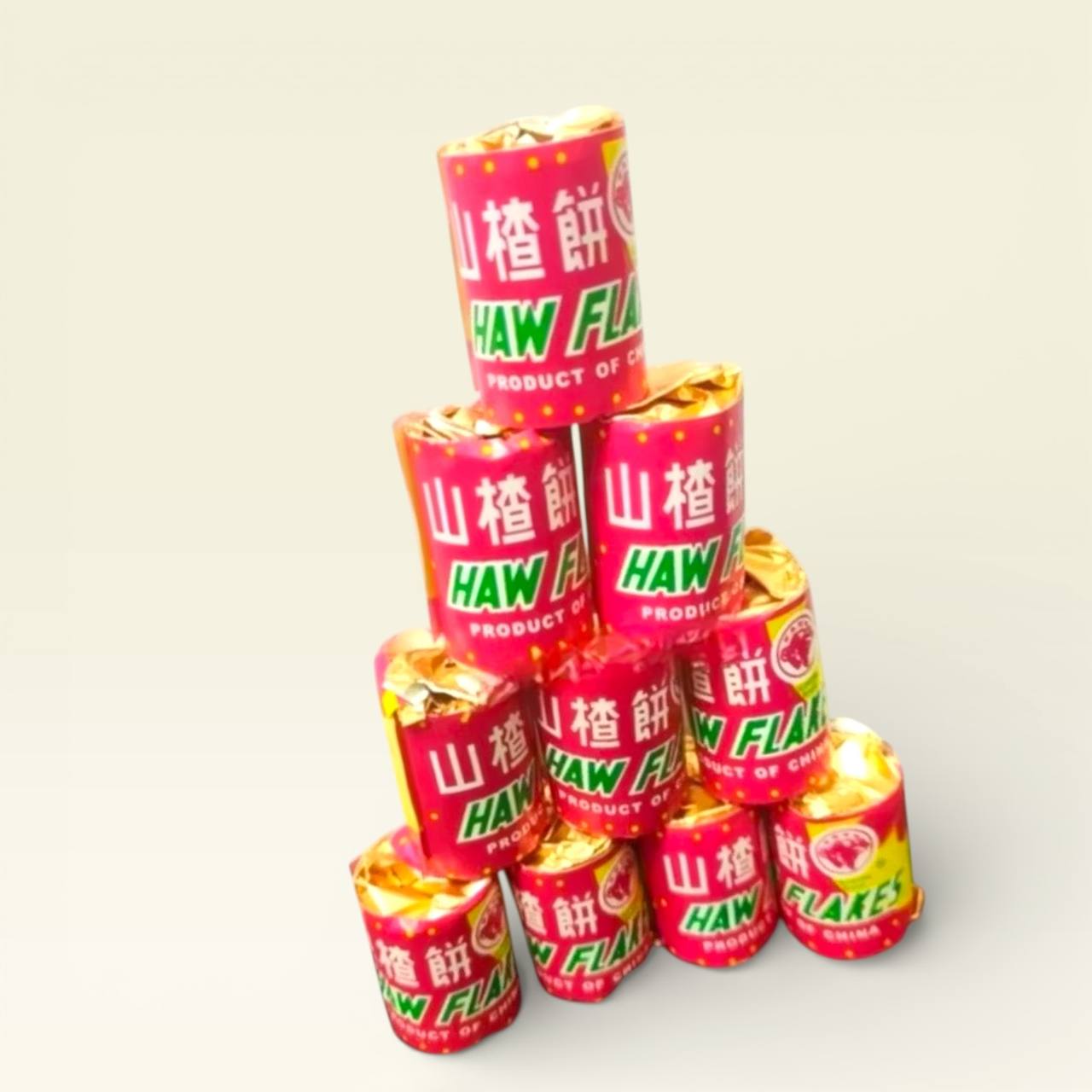 Twinfish Haw Jelly Big Bulat Keping Hw Flakes 山楂饼 12pcs