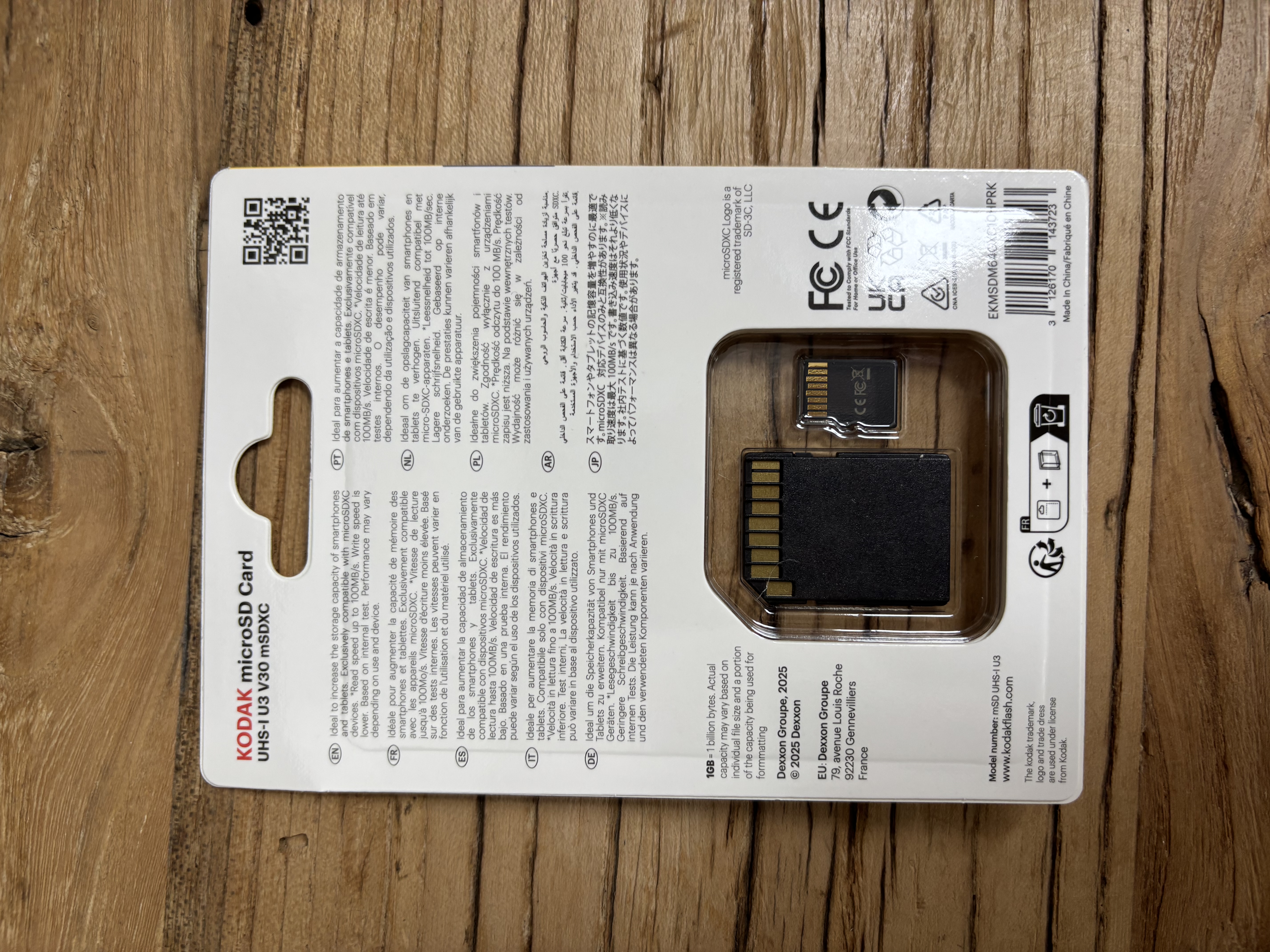 Kodak V30 Ultra Micro SDXC 64GB Class 10 UHS 1 U3 w/adaptor (up to 100mb/s) W/A1 EKMSDM64GXC10HPRK