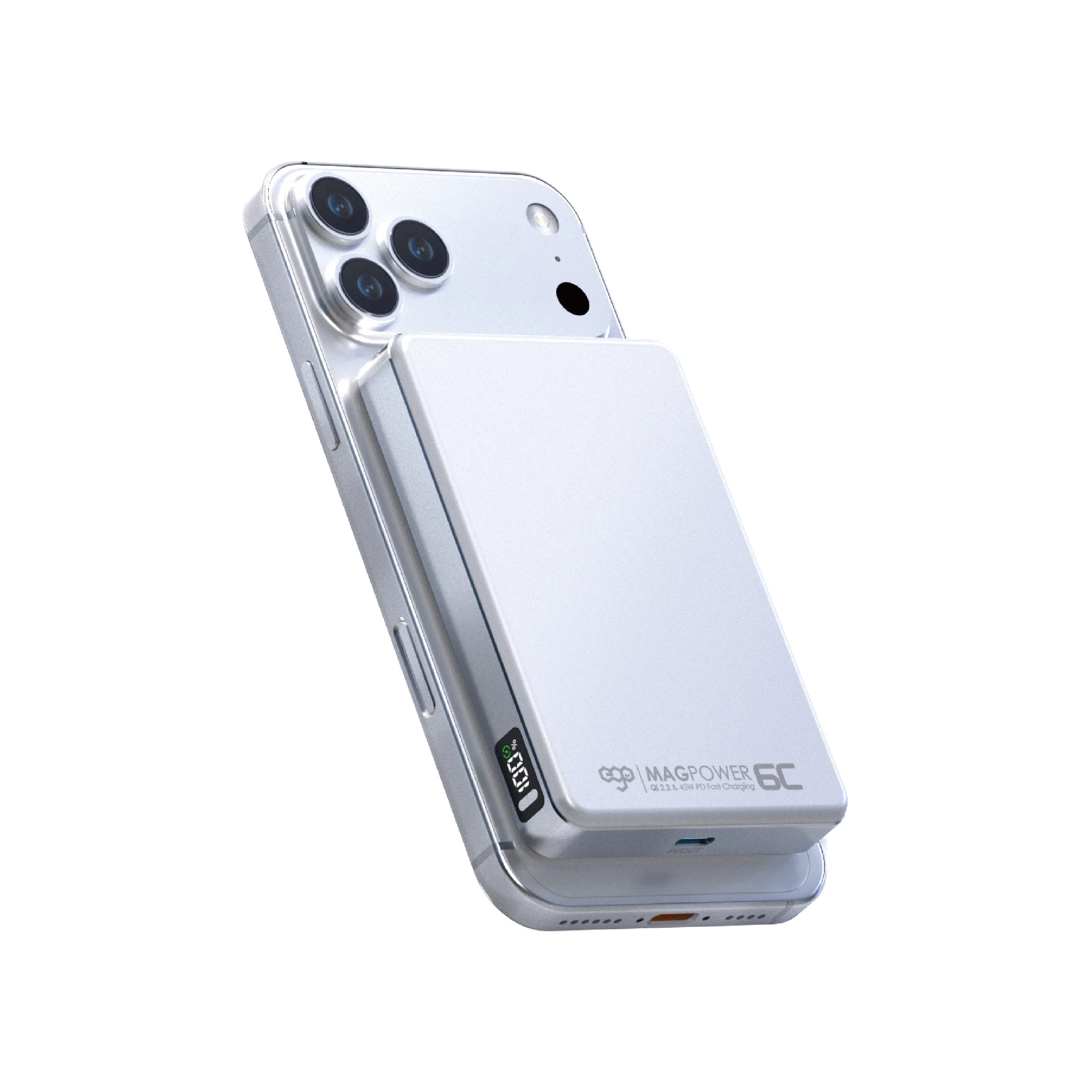 EGO MagPower 6C @ 45W & QI2.2 10000mAh 外置電 [4色選擇]
