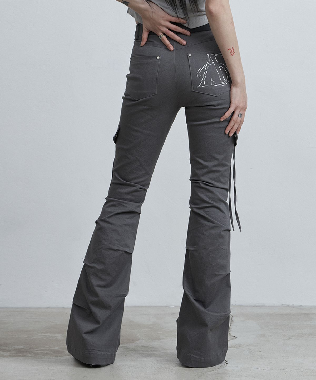 🇰🇷訂購｜asur 26SS｜Side-tuck bootcut pants 2色 