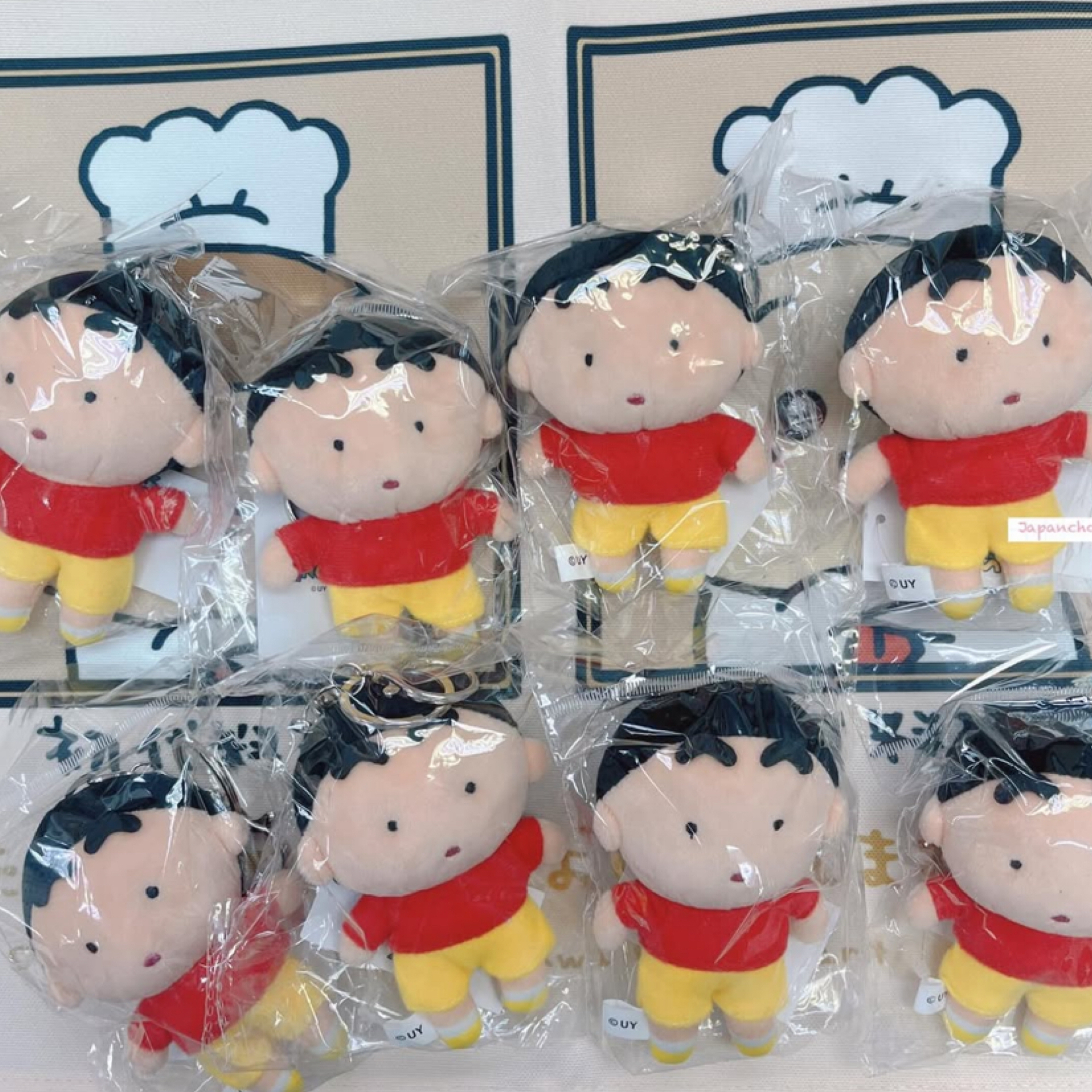 韓國現貨/預訂📍蠟筆小新得意豆豉眼樣公仔吊飾
