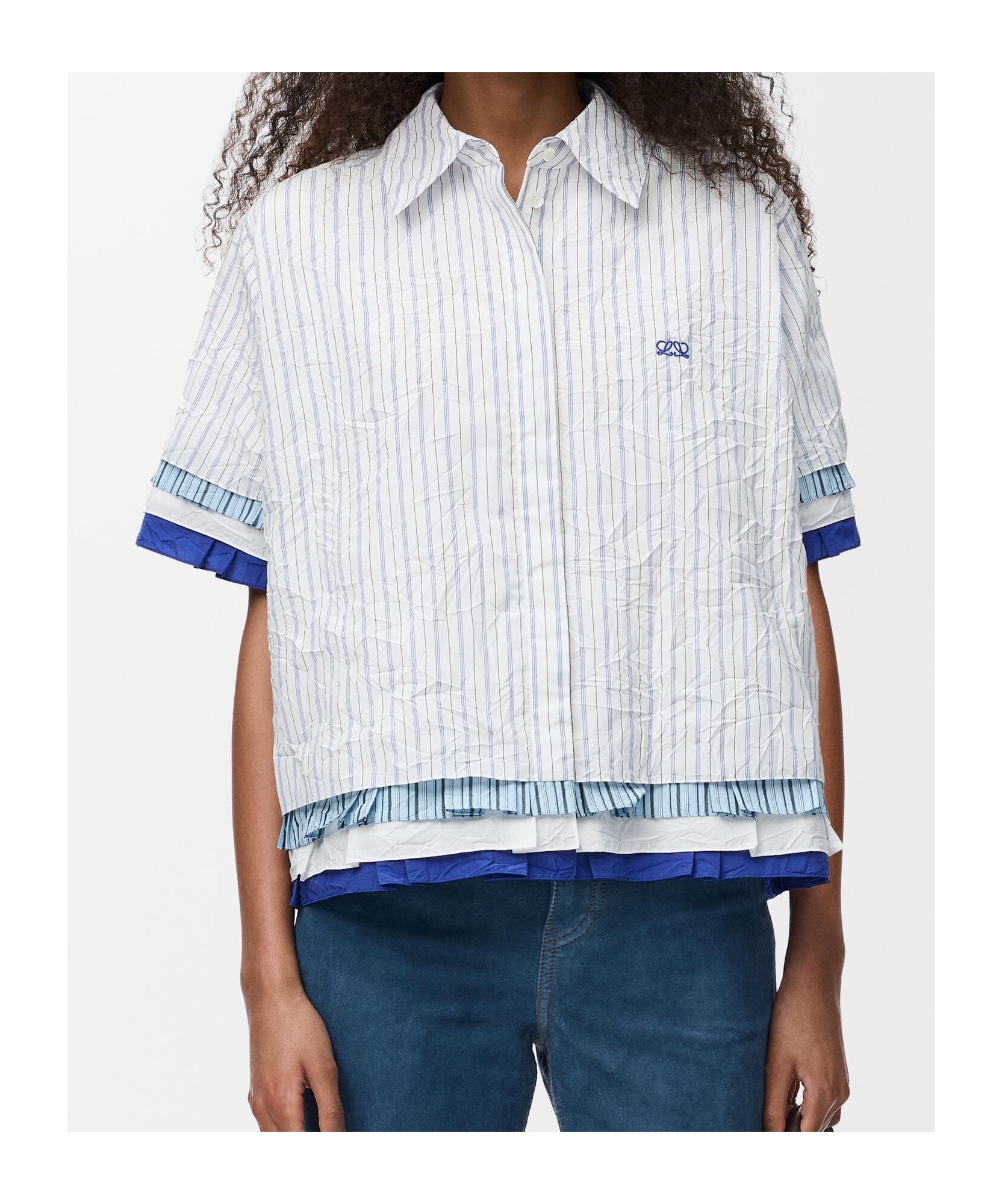 Loewe 女士 短袖衬衫FR-32 FR-36 FR-38 FR-40 FR-42码 