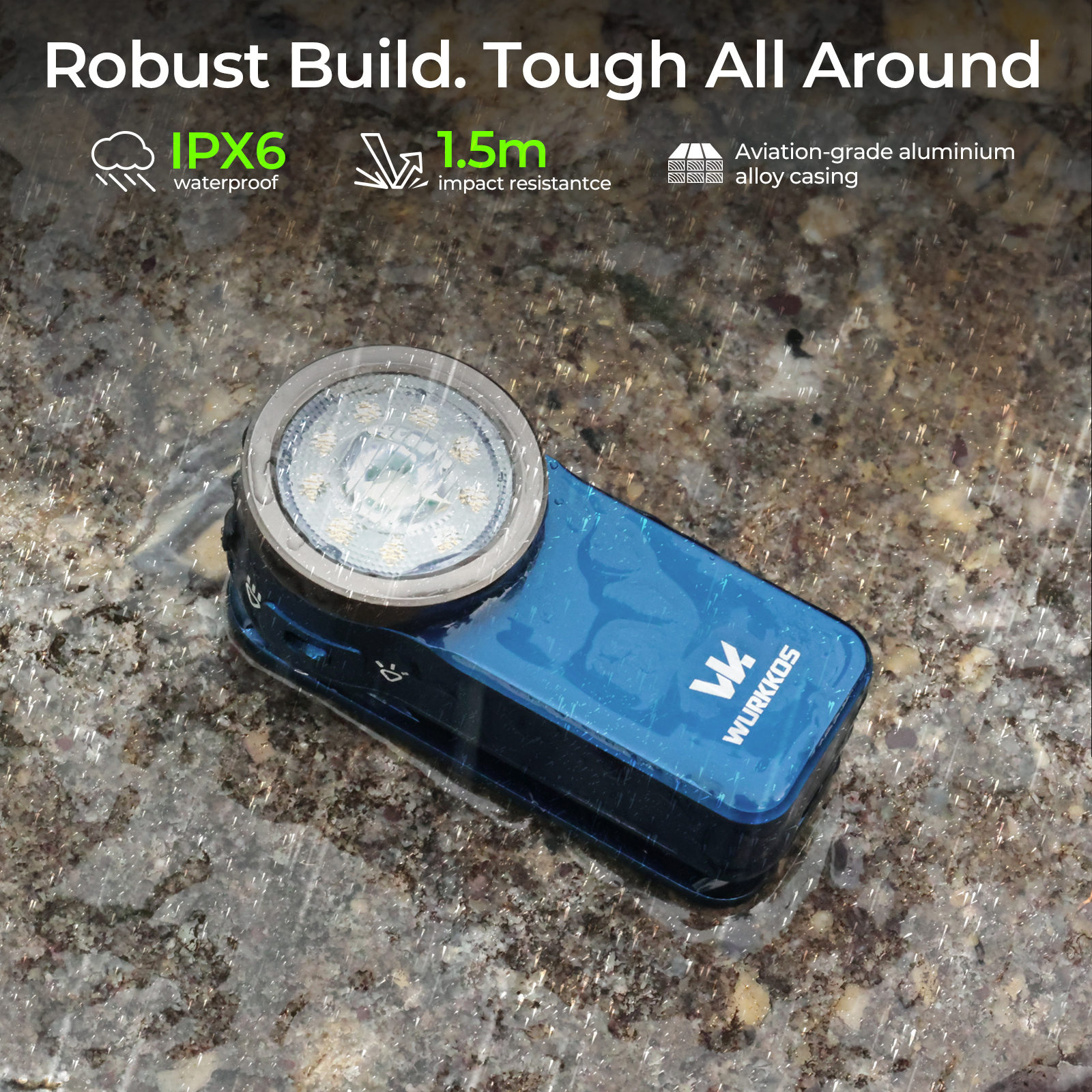 【iF 設計獎夾式手電筒】Wurkkos HD03 – 680流明 USB-C 可充電 EDC 手電筒，帶聚光燈、泛光（95 CRI）、RGB 燈效、磁吸式