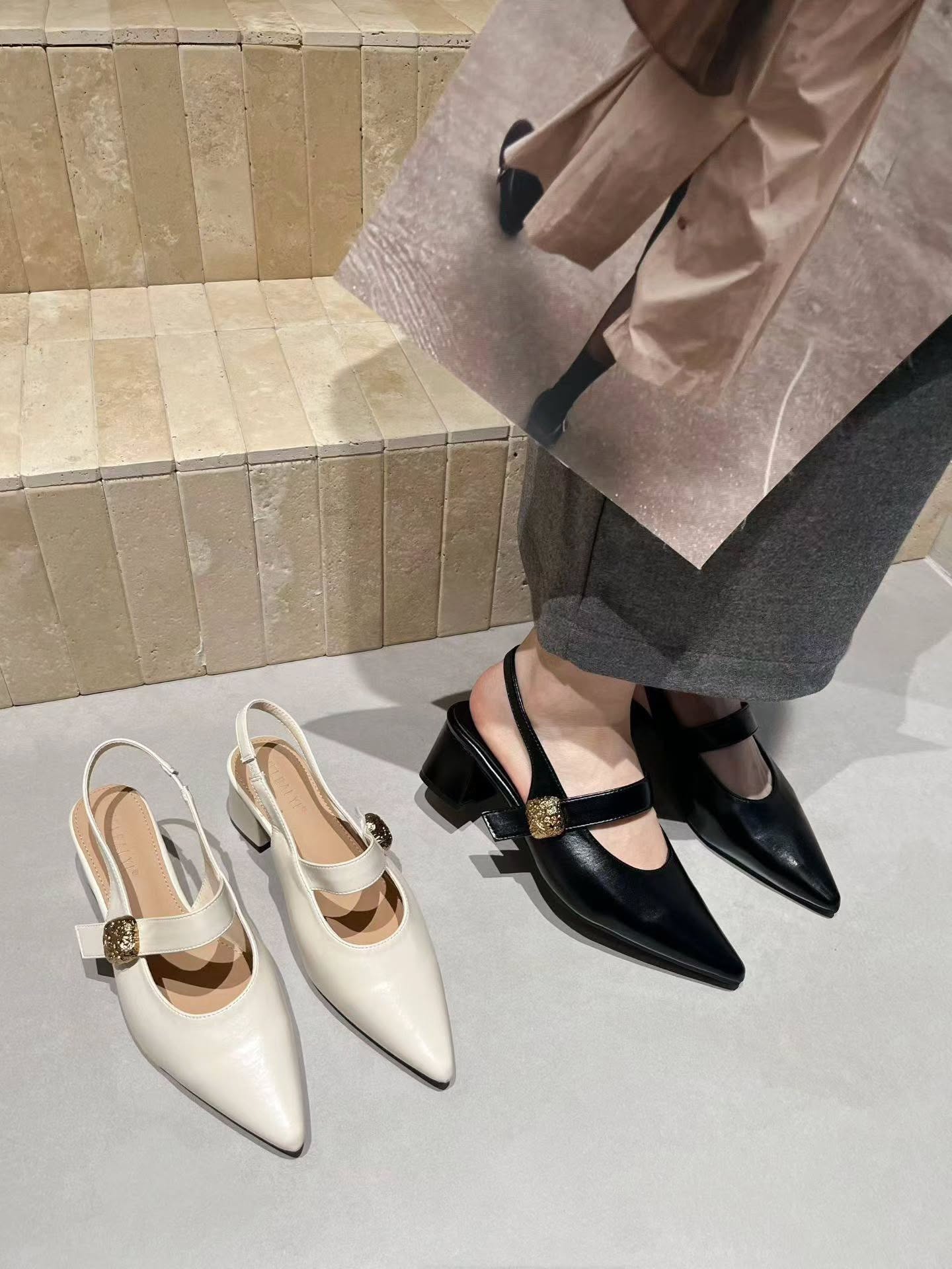 3090-2 尖头气质高跟鞋 🇨🇳